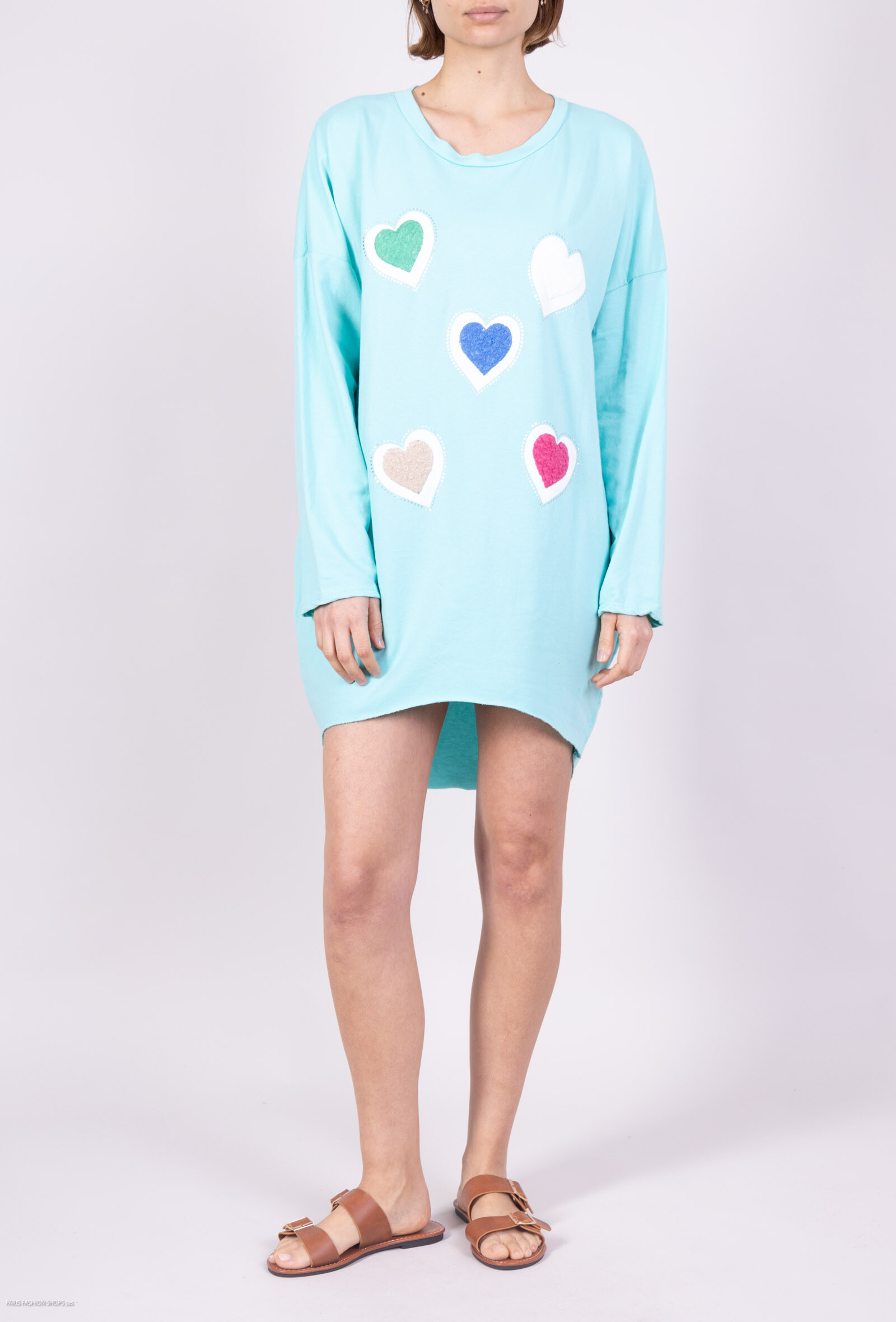 Grossista RZ Fashion - Spaccata stampata a cuore