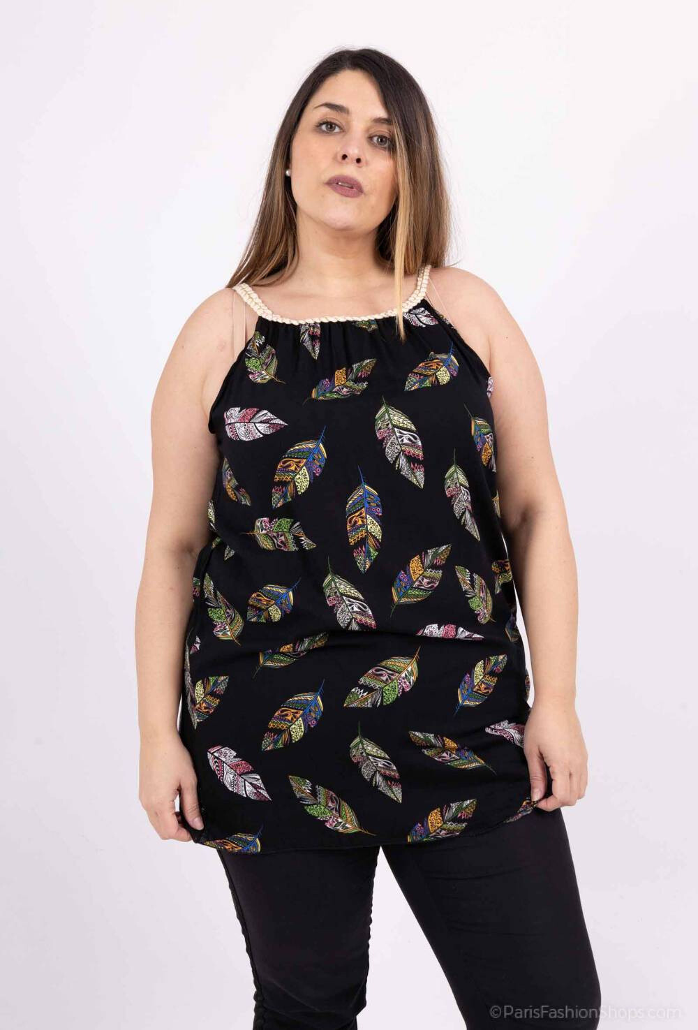Wholesaler RZ Fashion - Feathered tunic