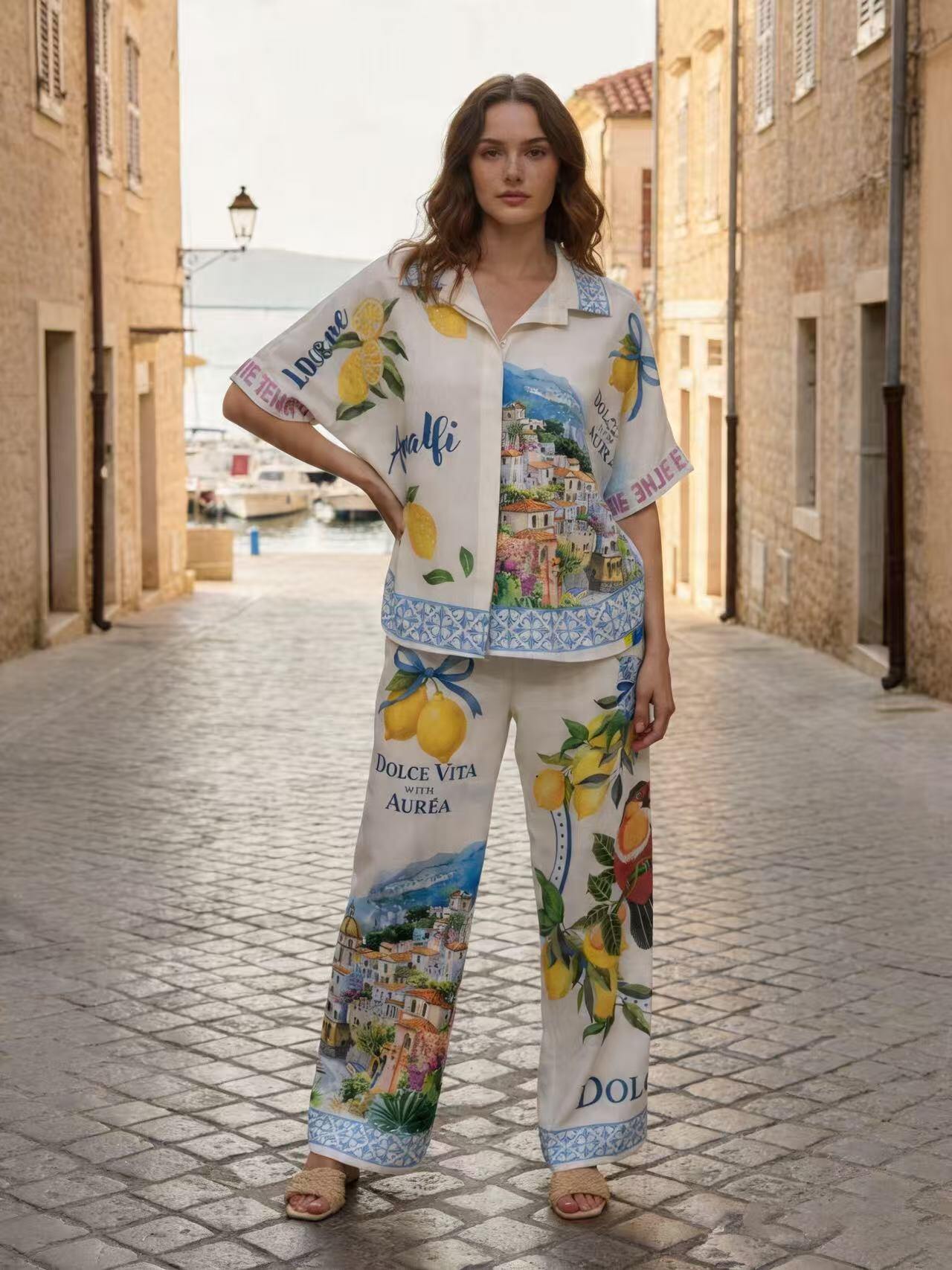 Wholesaler S-VISION - PRINTED WOMEN'S SHIRT