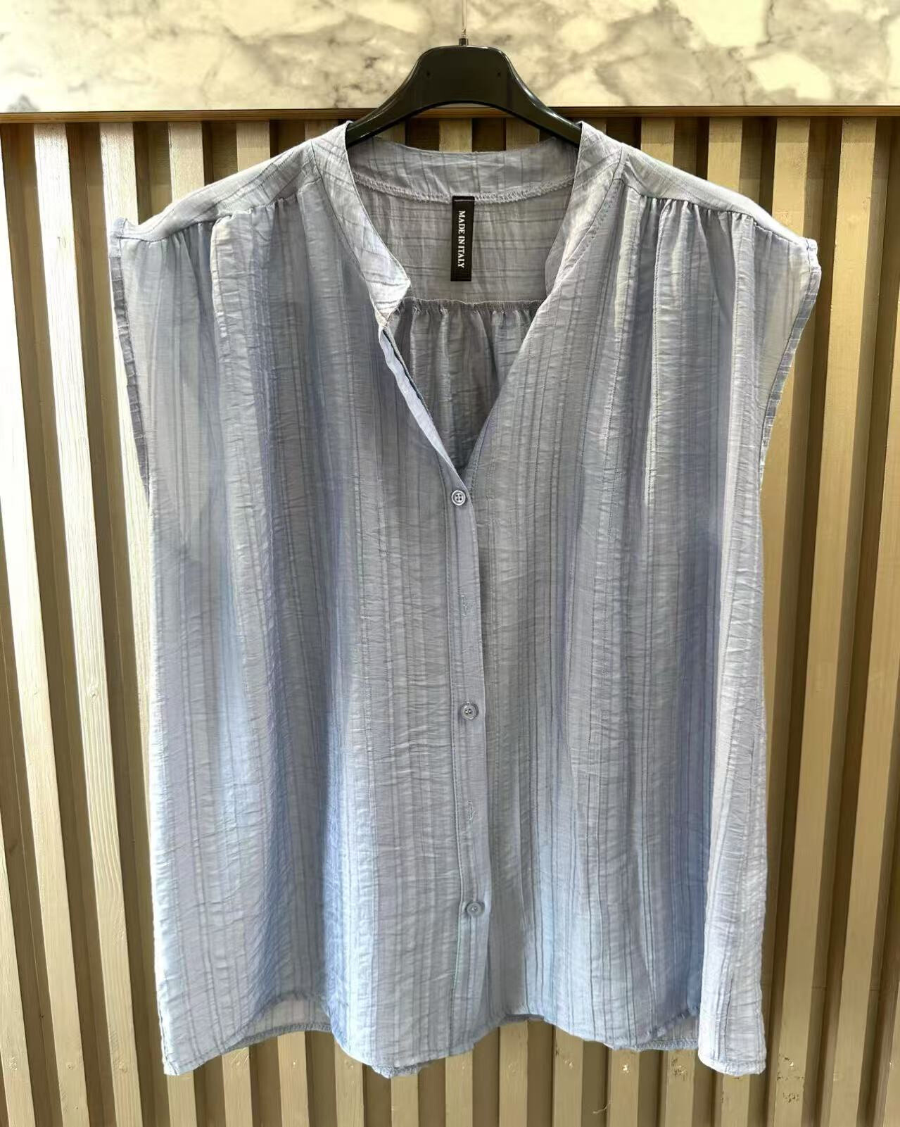 Mayorista S-VISION - CAMISA DE MUJER SIN MANGAS DE TALLA GRANDE