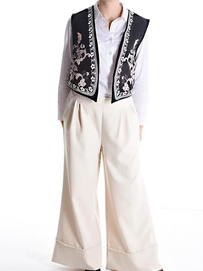 Grossiste S-VISION - GILET FEMME AVEC IMPRIMÉ FLEURS POUR 2025