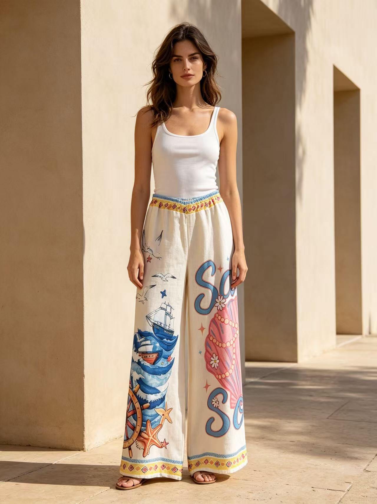 Mayorista S-VISION - PANTALONES ESTAMPADOS PARA MUJER