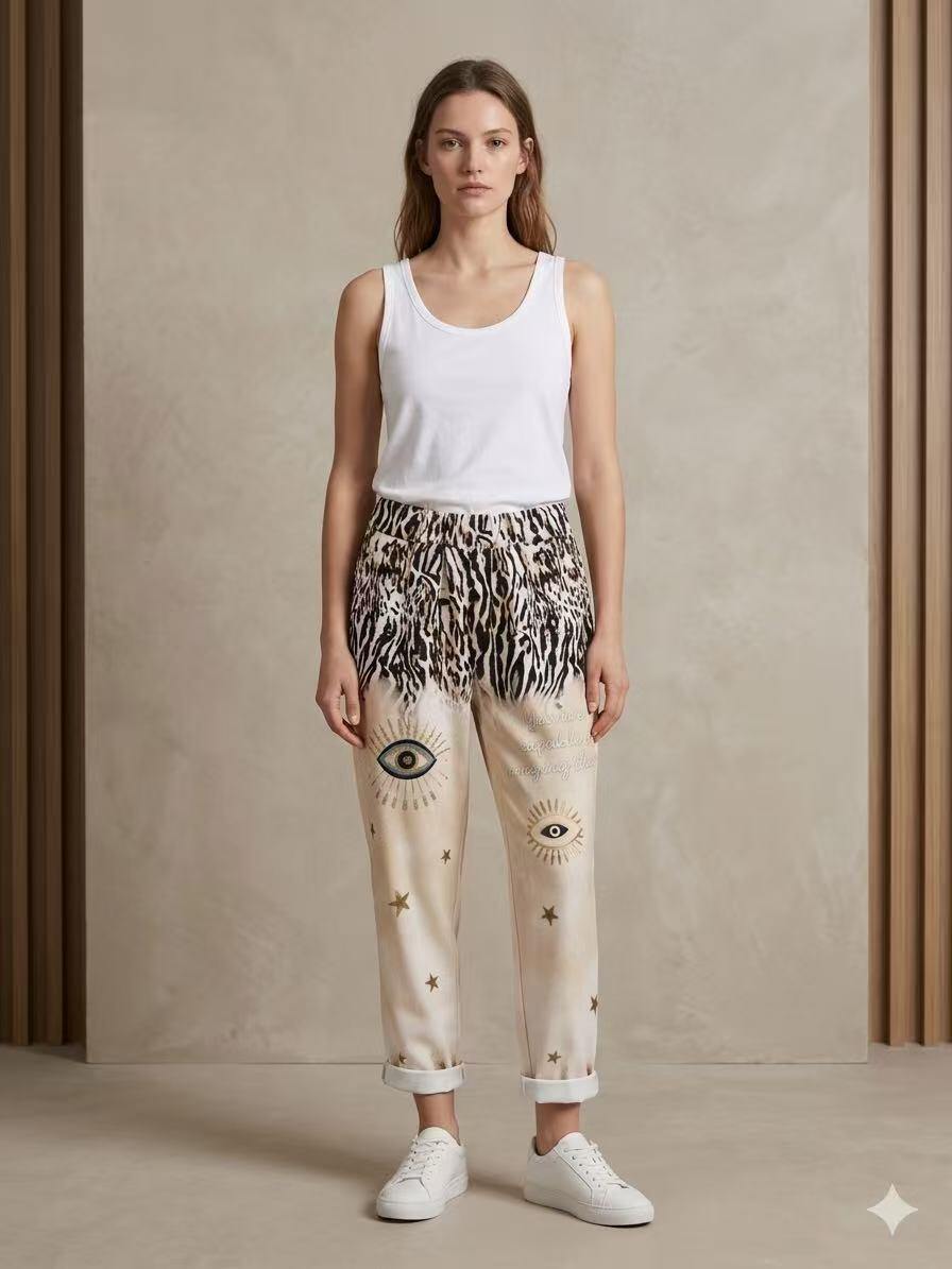 Wholesaler S-VISION - Women's printed pants