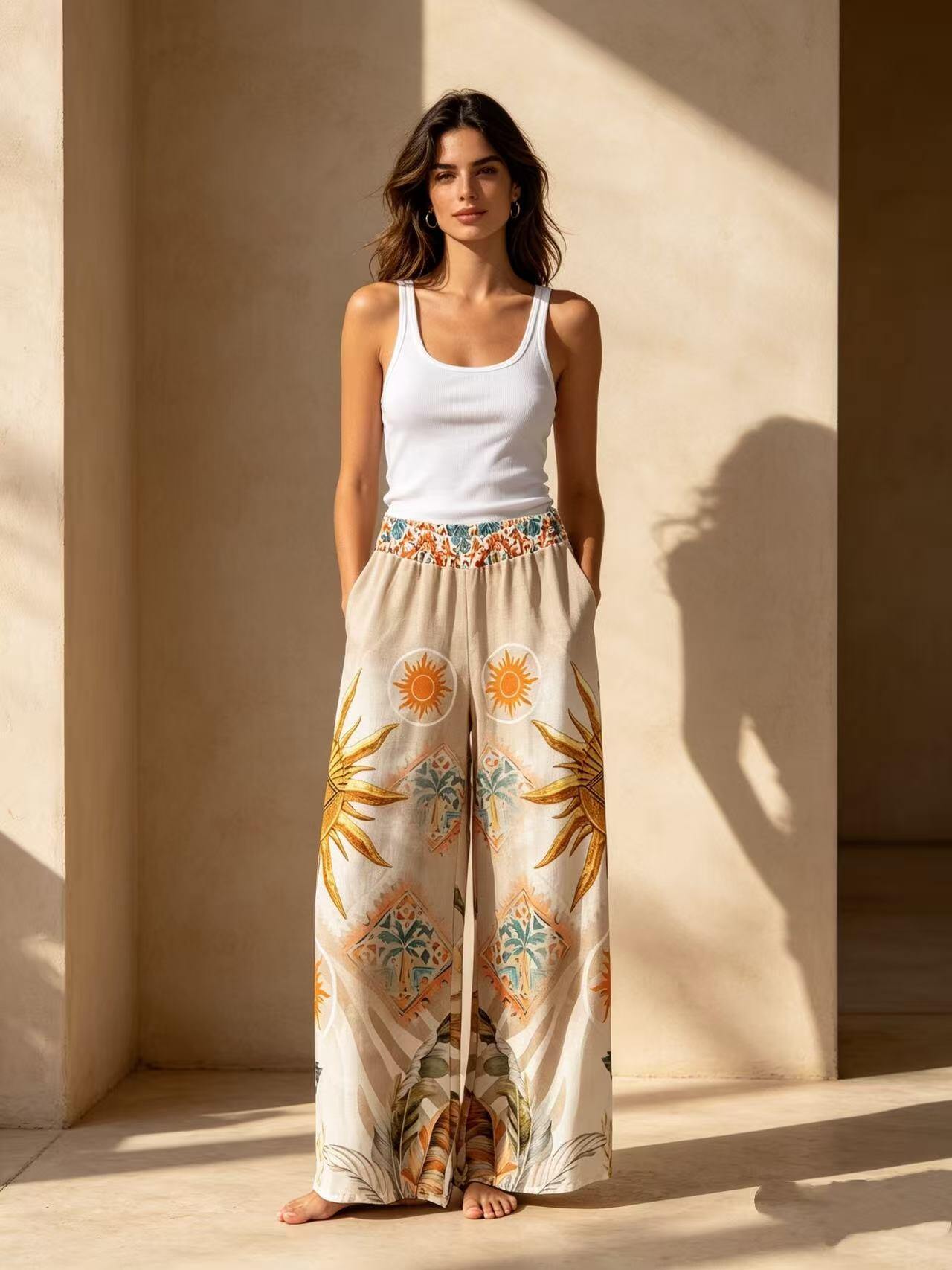 Mayorista S-VISION - PANTALONES ESTAMPADOS PARA MUJER