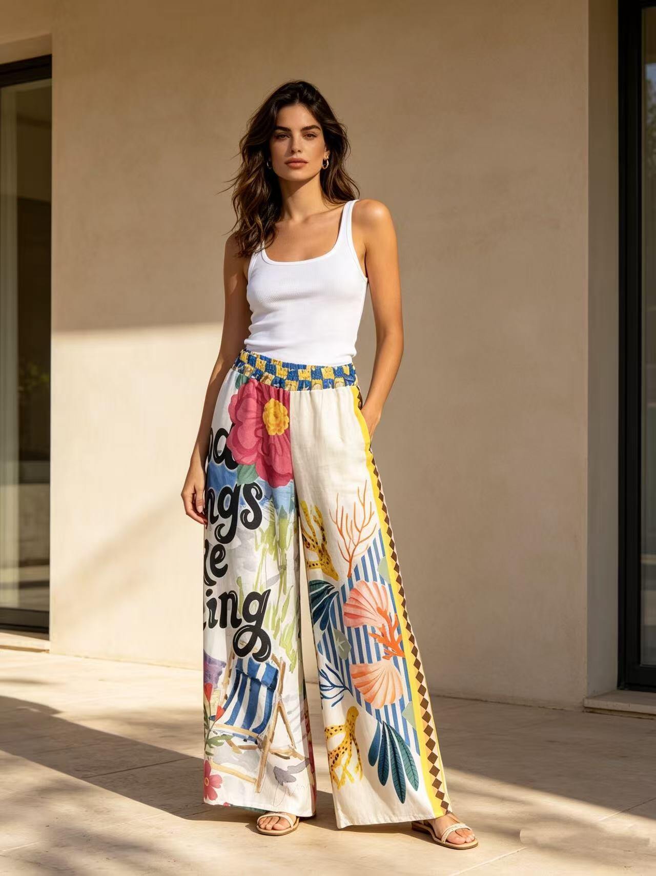 Mayorista S-VISION - PANTALONES ESTAMPADOS PARA MUJER