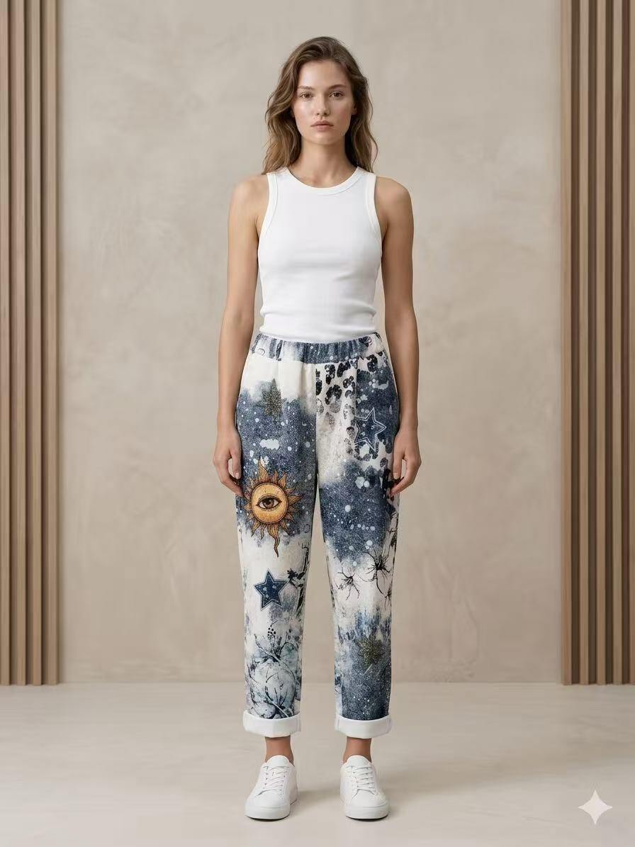 Wholesaler S-VISION - WOMEN'S PRINTED PANTS