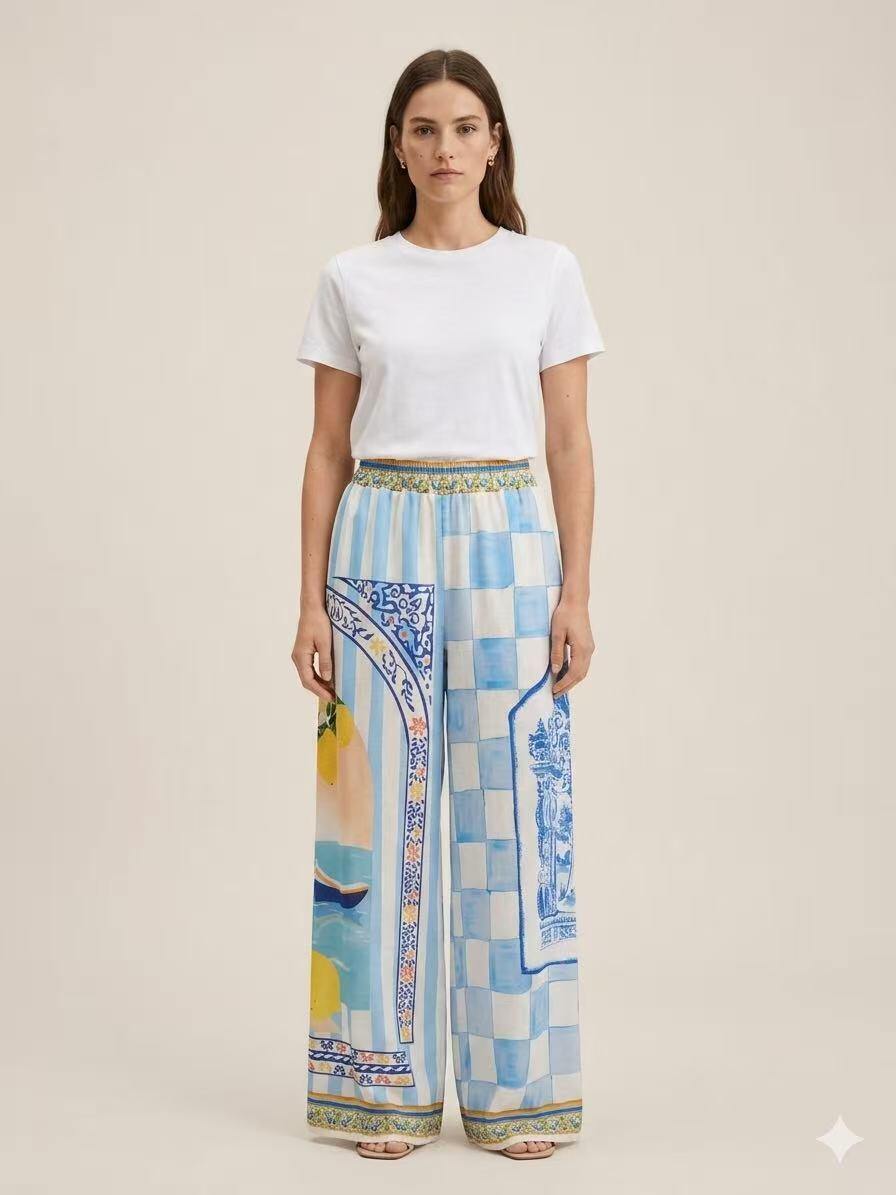 Wholesaler S-VISION - PRINTED WOMEN'S TROUSERS