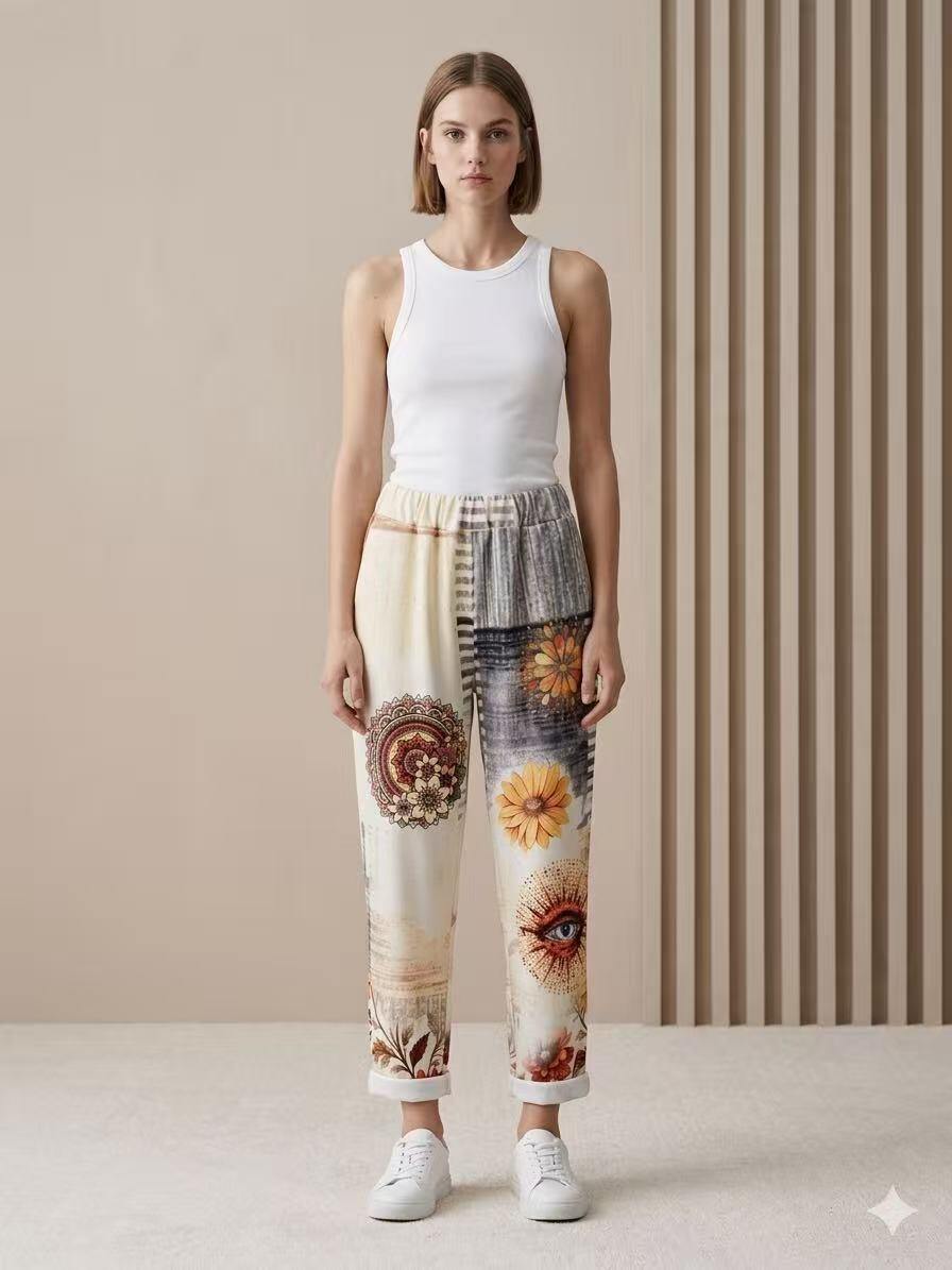 Wholesaler S-VISION - PRINTED WOMEN'S TROUSERS