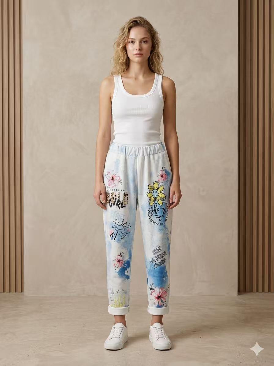Wholesaler S-VISION - PRINTED WOMEN'S TROUSERS