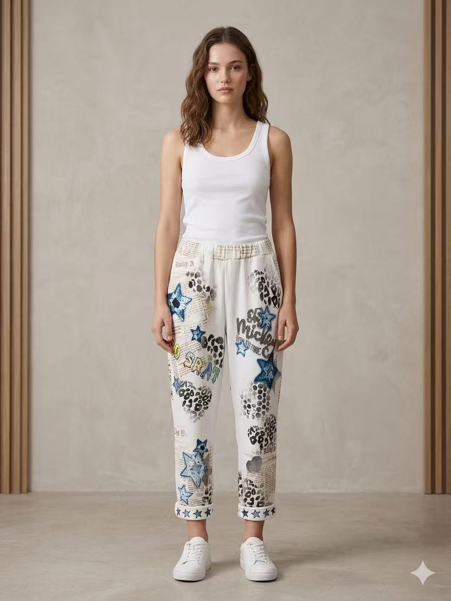 Wholesaler S-VISION - PRINTED WOMEN'S TROUSERS