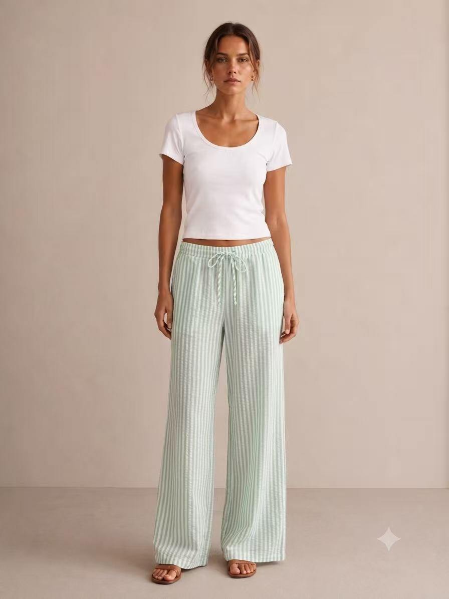 Mayorista S-VISION - PANTALONES DE MUJER A RAYAS