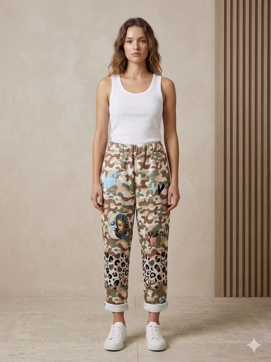 Wholesaler S-VISION - WOMEN'S PRINTED TROUSERS
