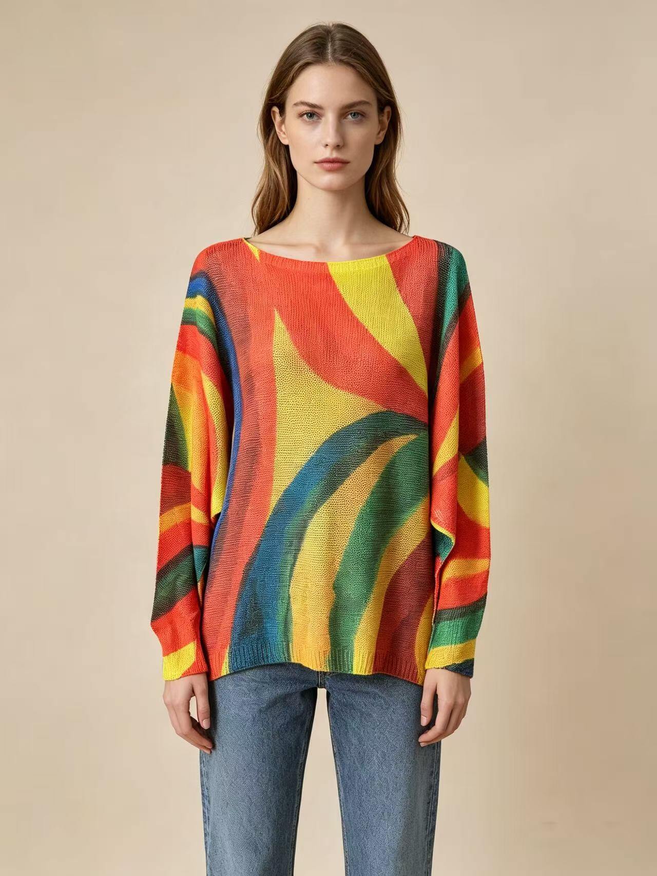 Grossiste S-VISION - T-shirt femme imprimée