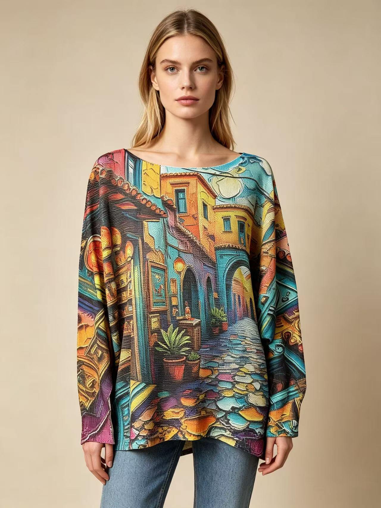 Mayorista S-VISION - Camiseta de mujer estampada