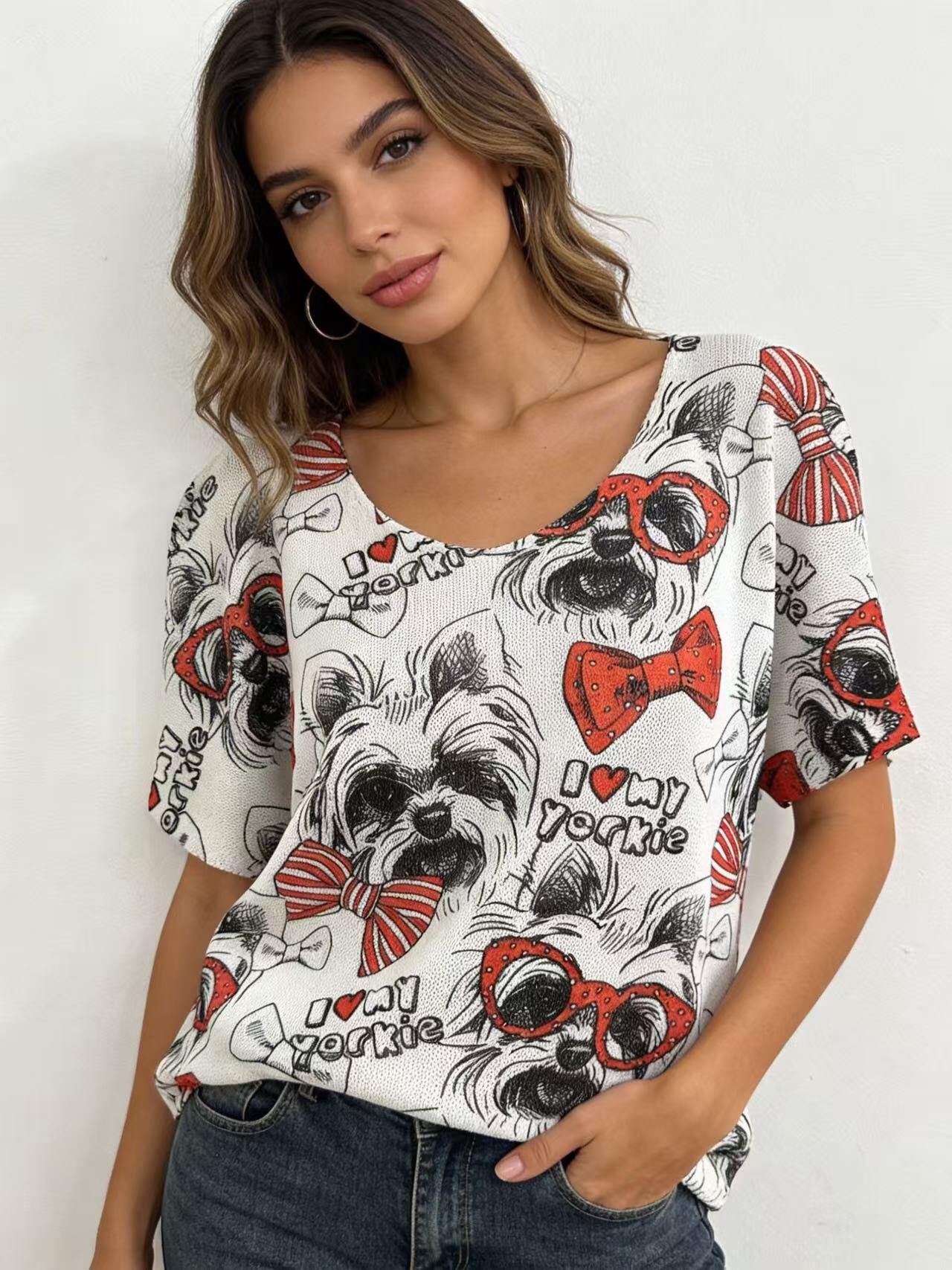 Wholesaler S-VISION - Printed women's sweater