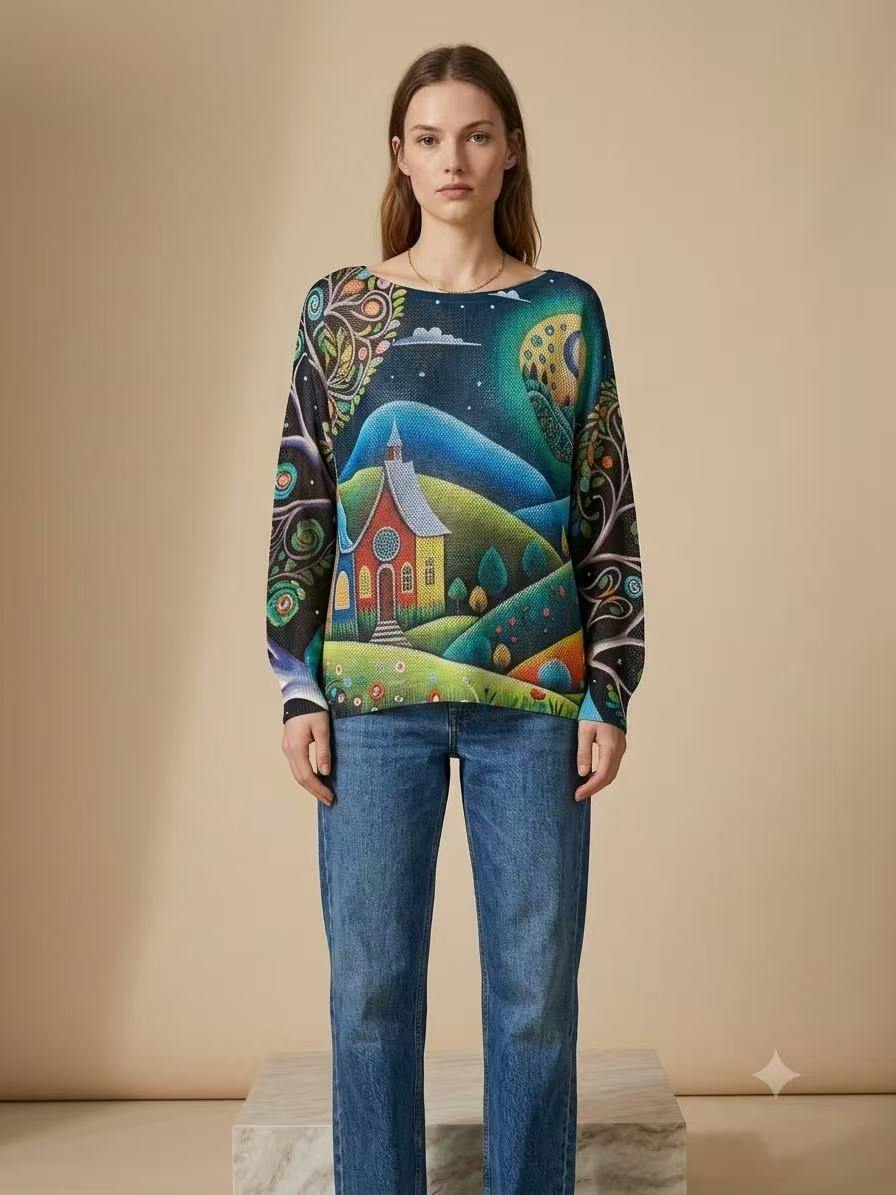 Grossiste S-VISION - T-shirt femme imprimée