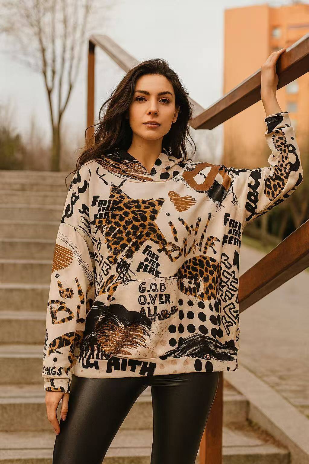 Wholesaler S-VISION - Printed hoodie