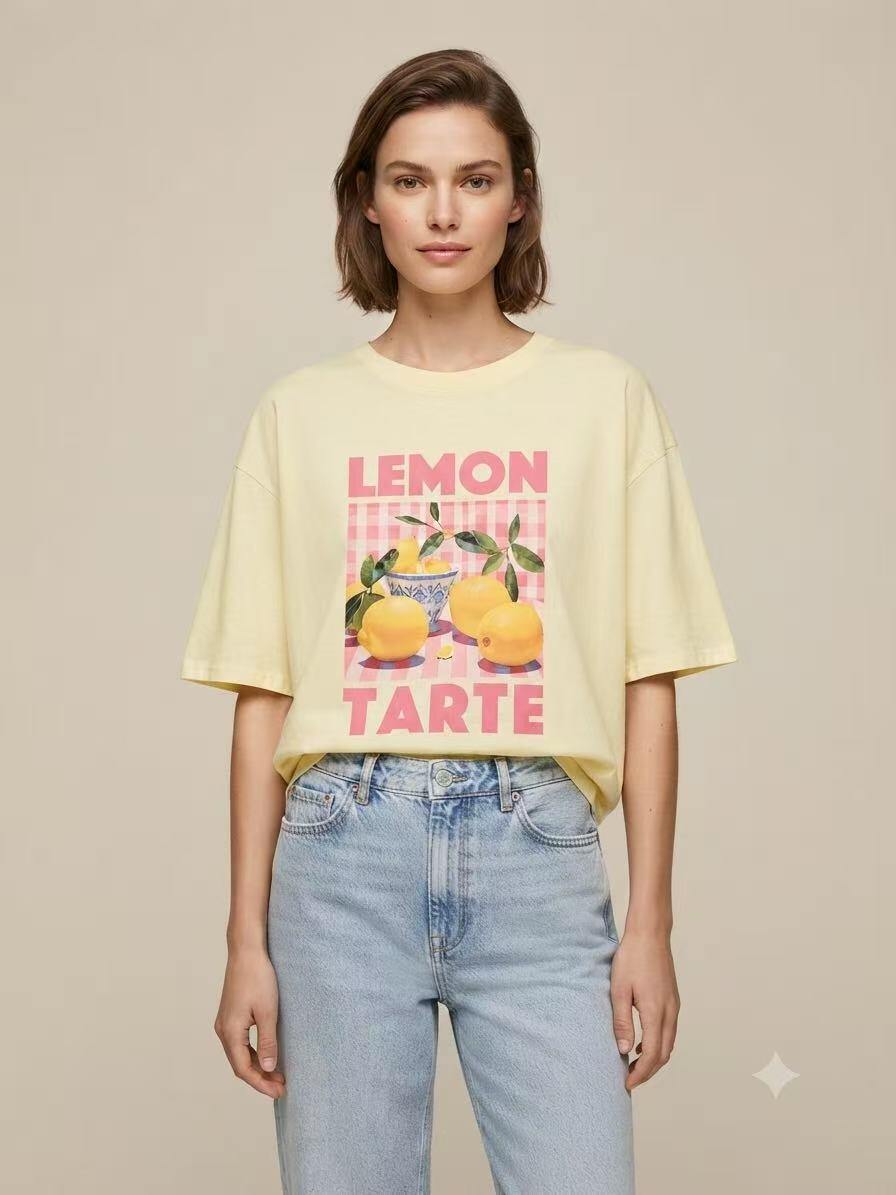 Grossista S-VISION - T-SHIRT Donna CON LA STAMPA DAVANTI