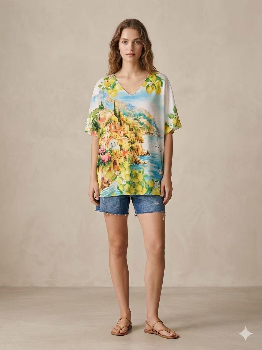 Mayorista S-VISION - CAMISETA MUJER CON ESTAMPADO
