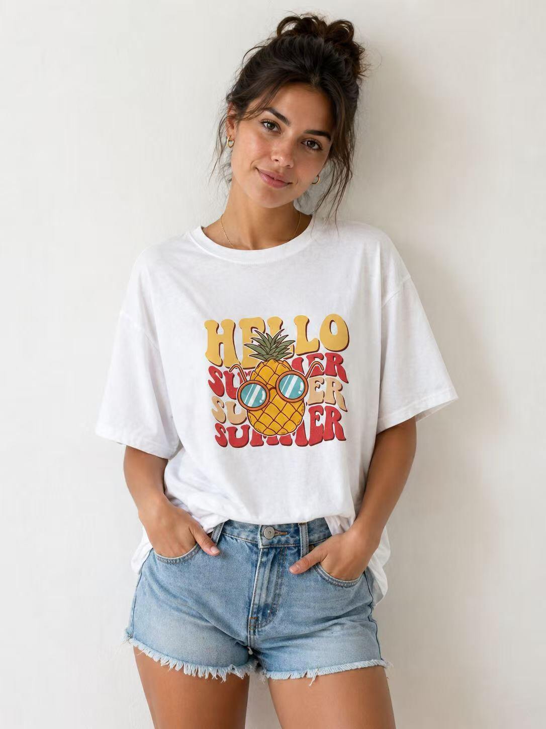 Mayorista S-VISION - CAMISETA Mujer CON ESTAMPADO DELANTERO