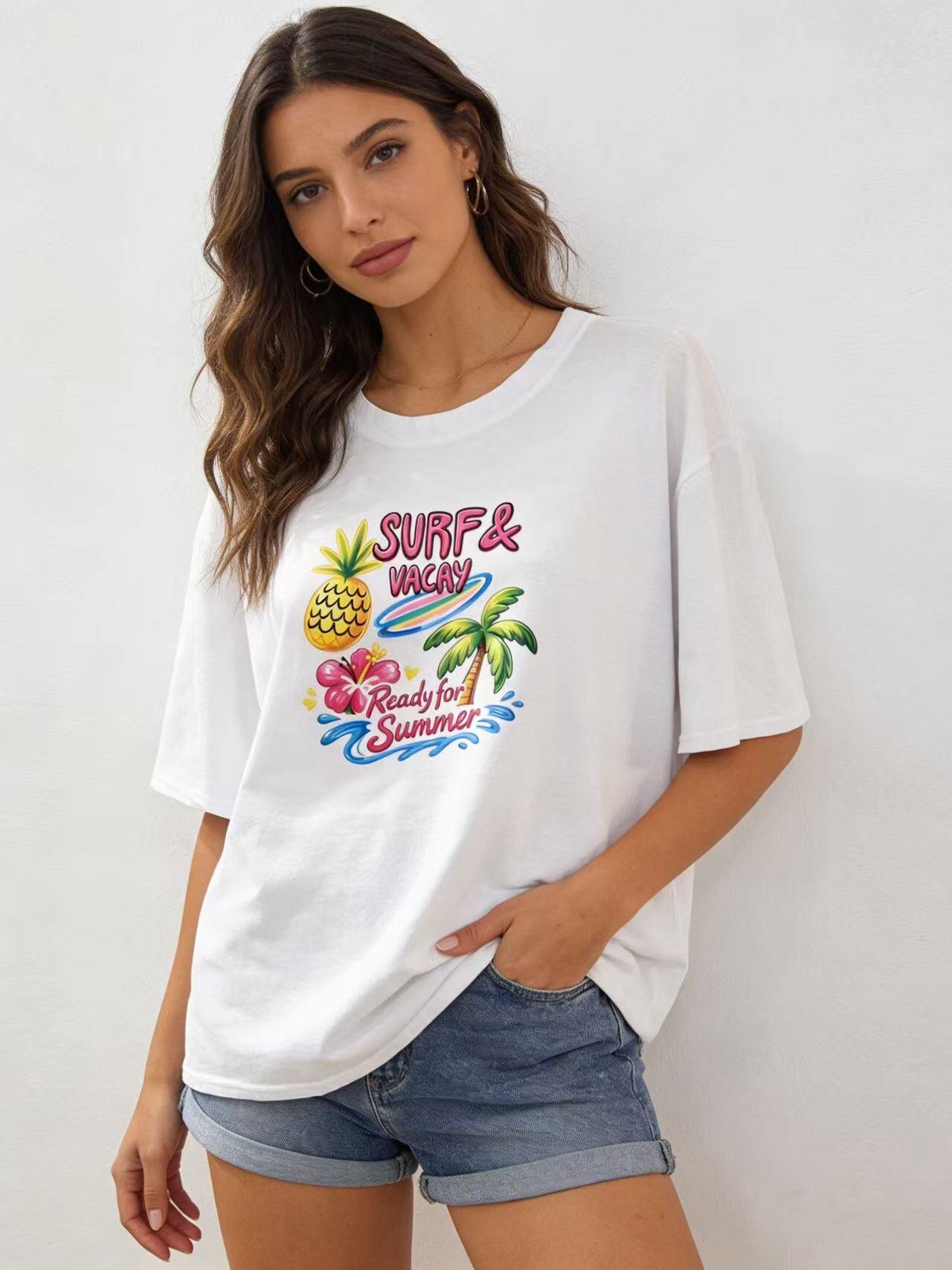 Mayorista S-VISION - CAMISETA Mujer CON ESTAMPADO DELANTERO