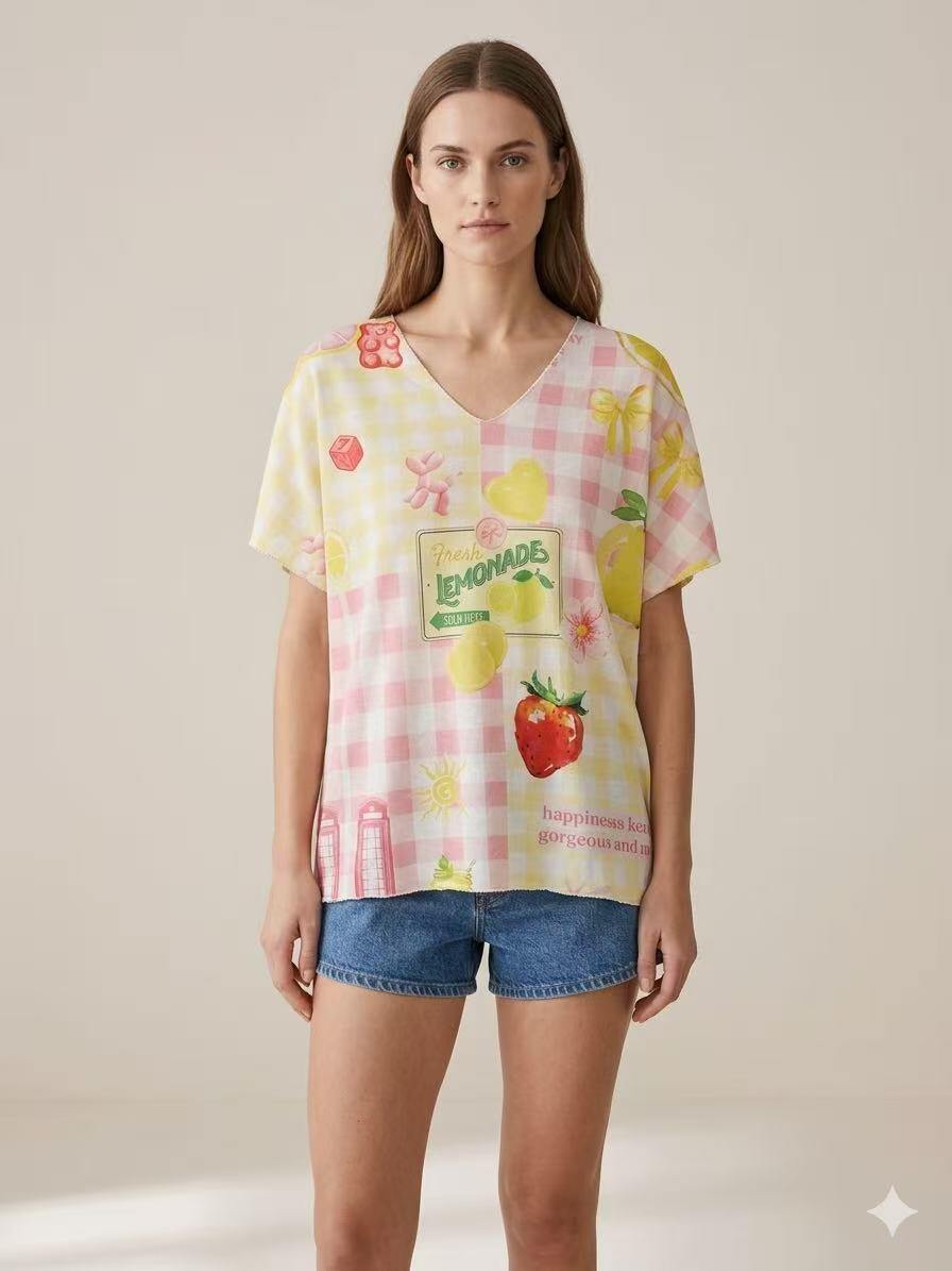 Mayorista S-VISION - CAMISETA MUJER CON ESTAMPADO