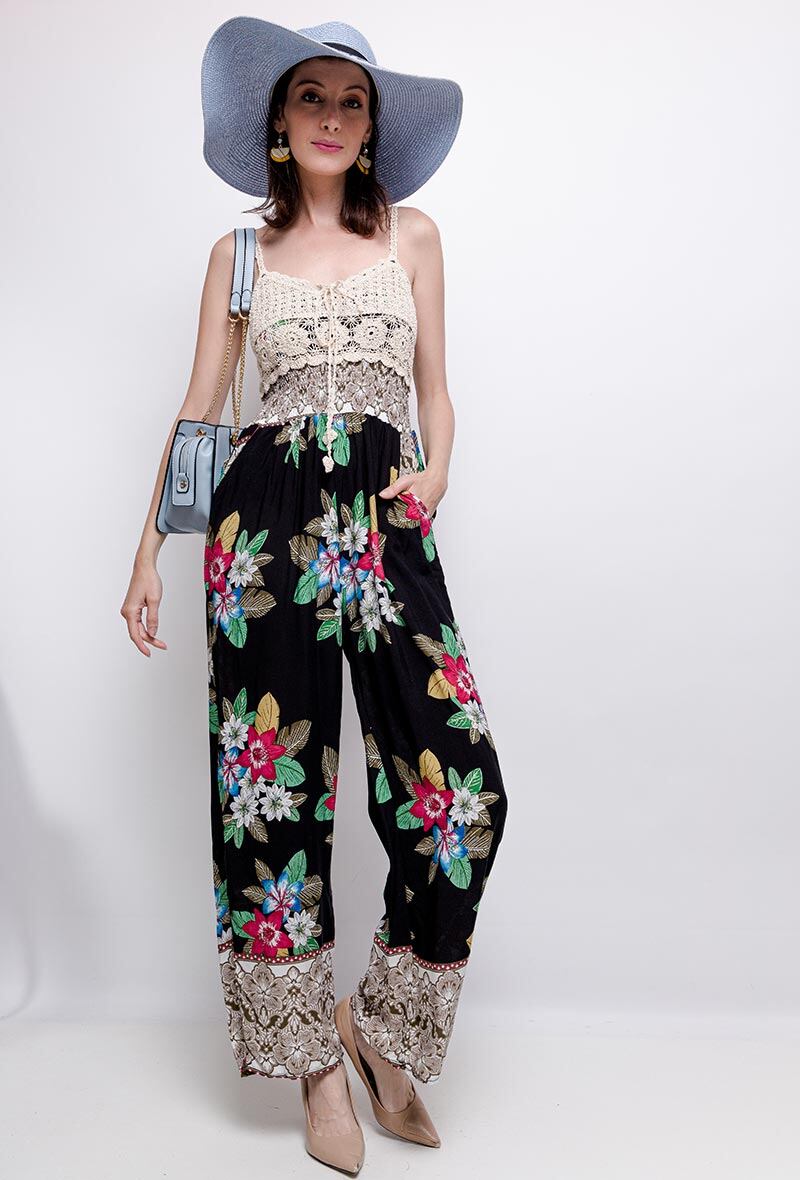 Wholesaler S.Z FASHION - Printed jumpsuit