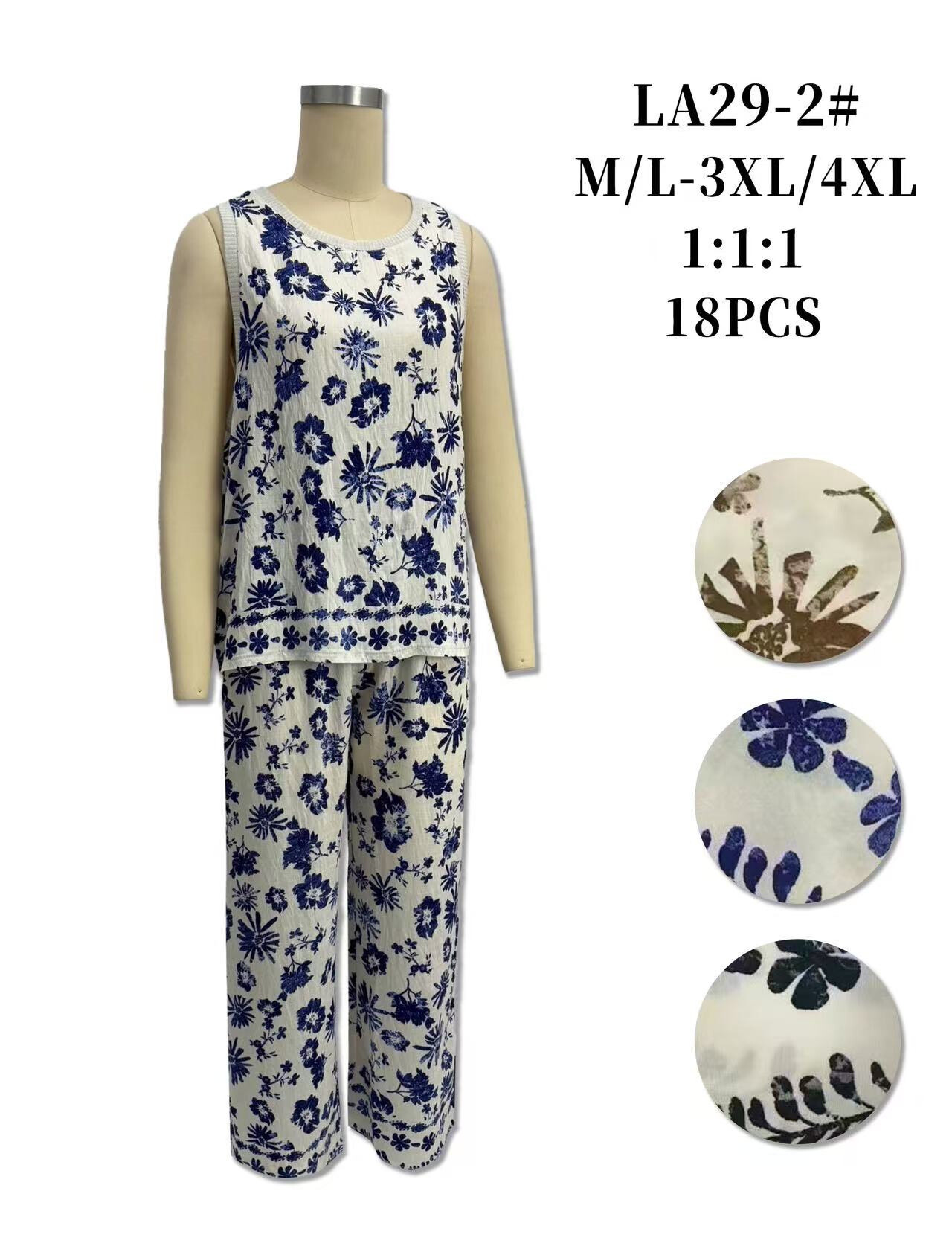 Grossista S.Z FASHION - Completo pantaloni a motivi