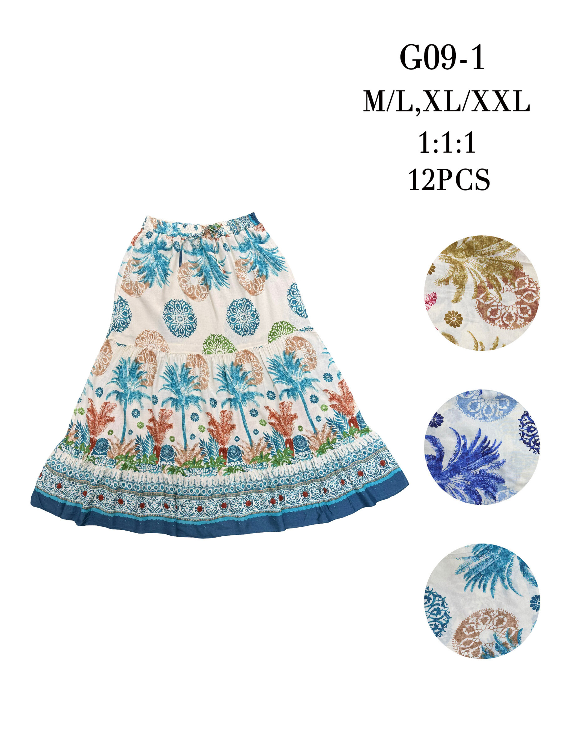 Wholesaler S.Z FASHION - Patterned skirt