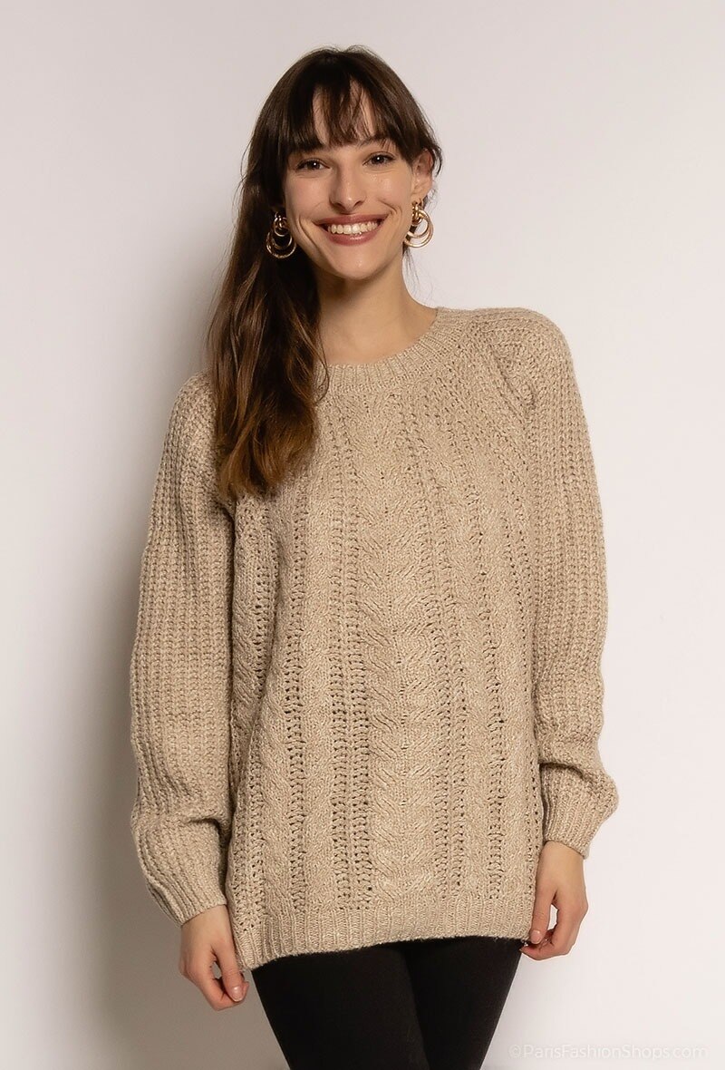 Wholesaler S.Z FASHION - Cable knit sweater