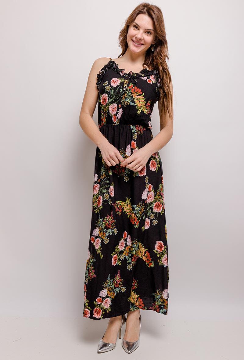 Wholesaler S.Z FASHION - Printed maxi dress