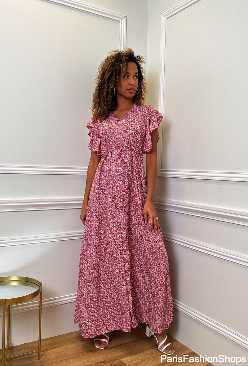 Wholesaler S.Z FASHION - Dress with flower print