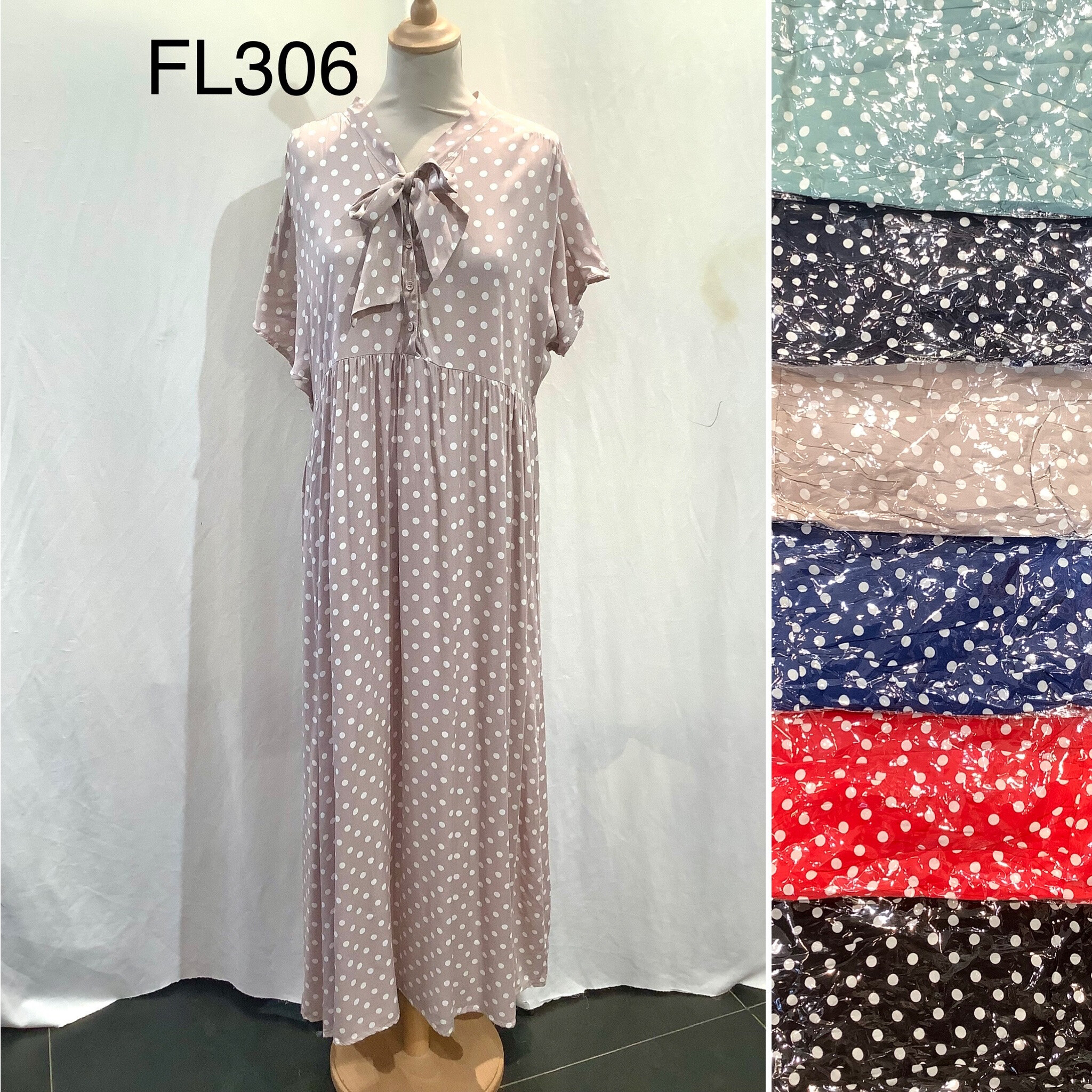 Wholesaler S.Z FASHION - Long patterned dress