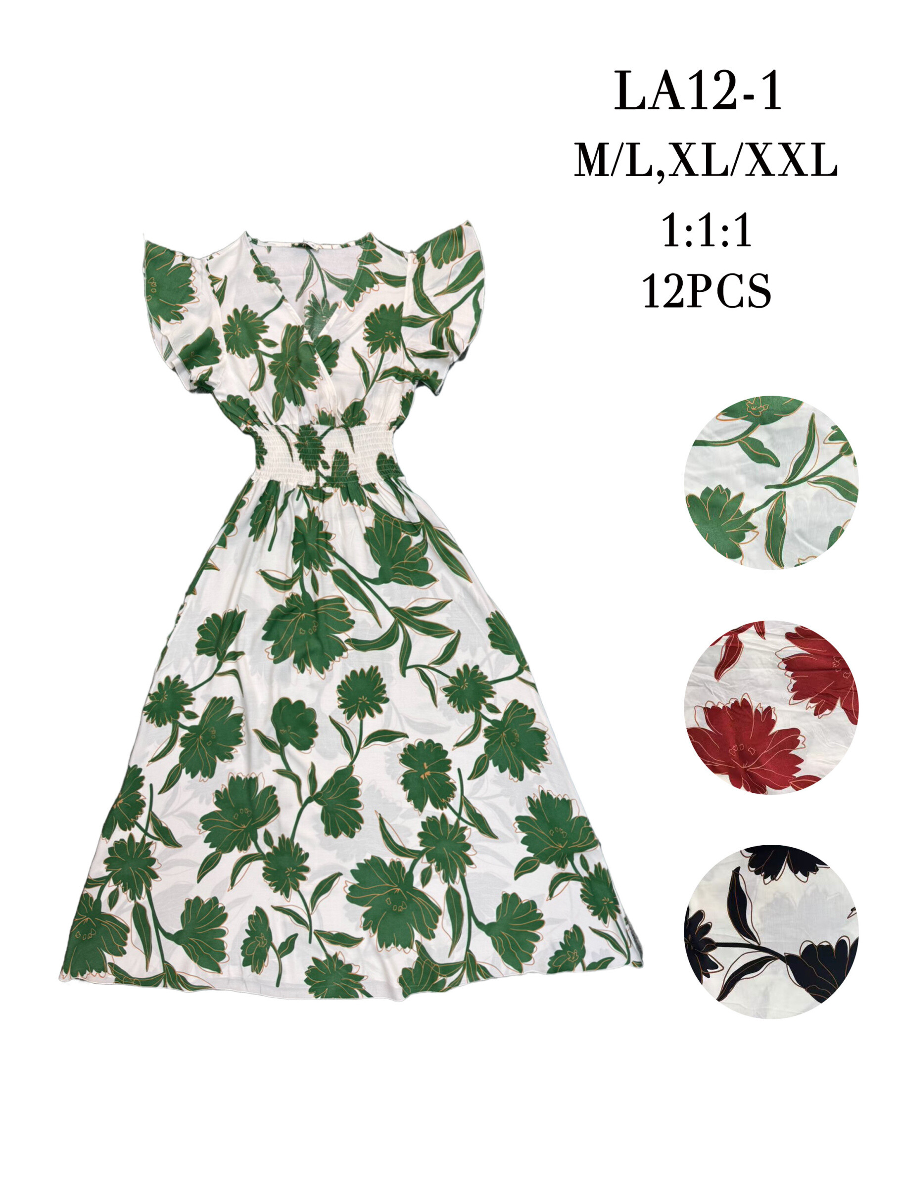 Grossiste S.Z FASHION - Robe longue à motifs