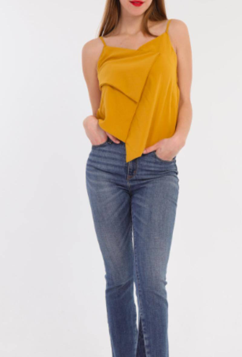 Grossiste S.Z FASHION - Top débardeur asymétrique avec bretelles ajustables