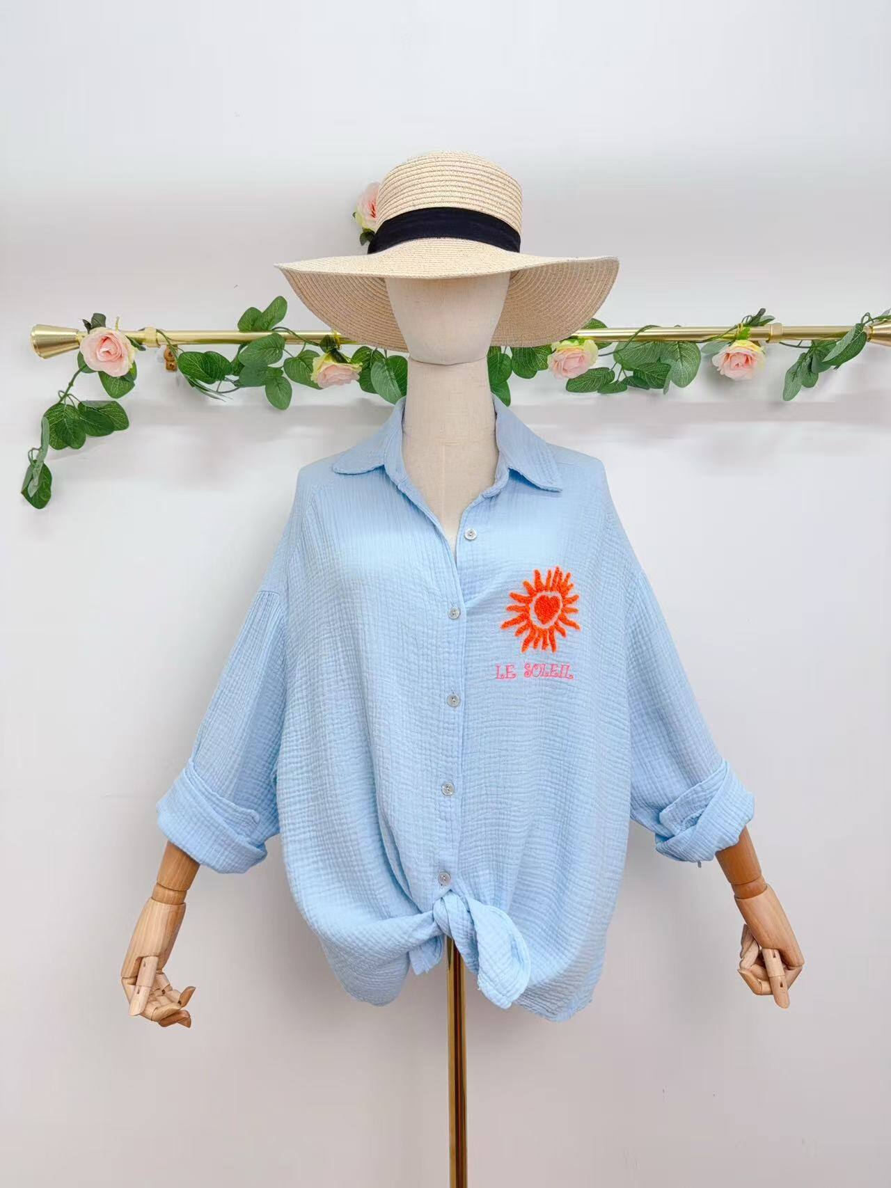 Wholesaler Saison du vent - Cotton gauze shirt