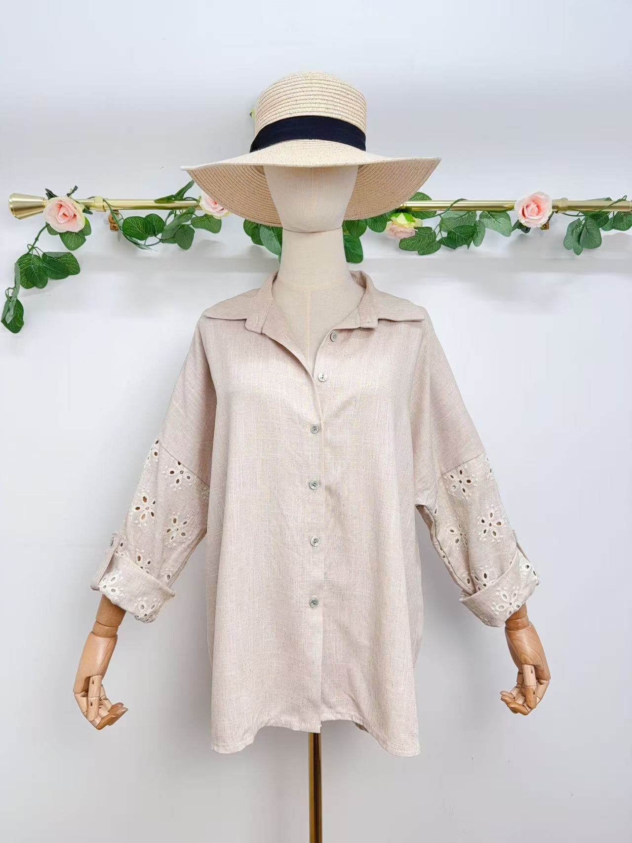 Wholesaler Saison du vent - Beige shirt