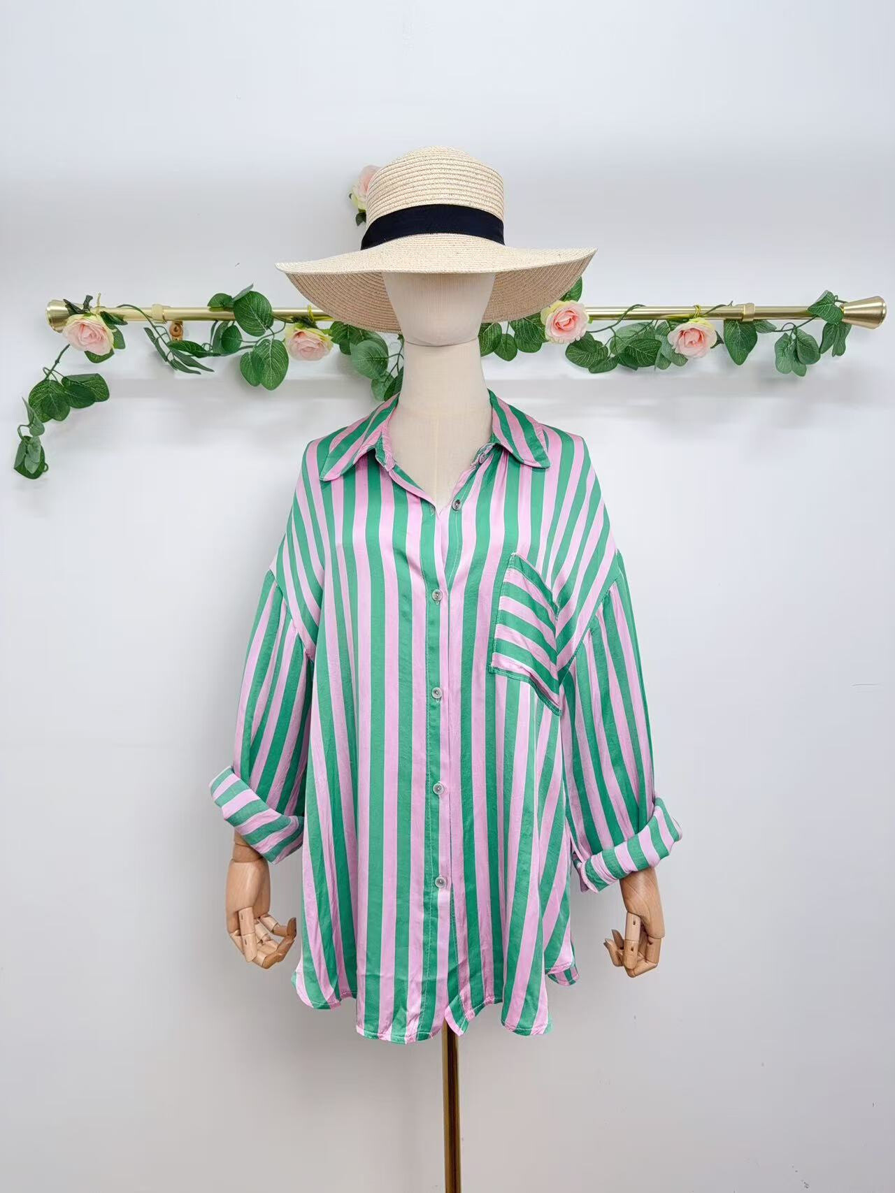 Wholesaler Saison du vent - Fluid stripe shirt