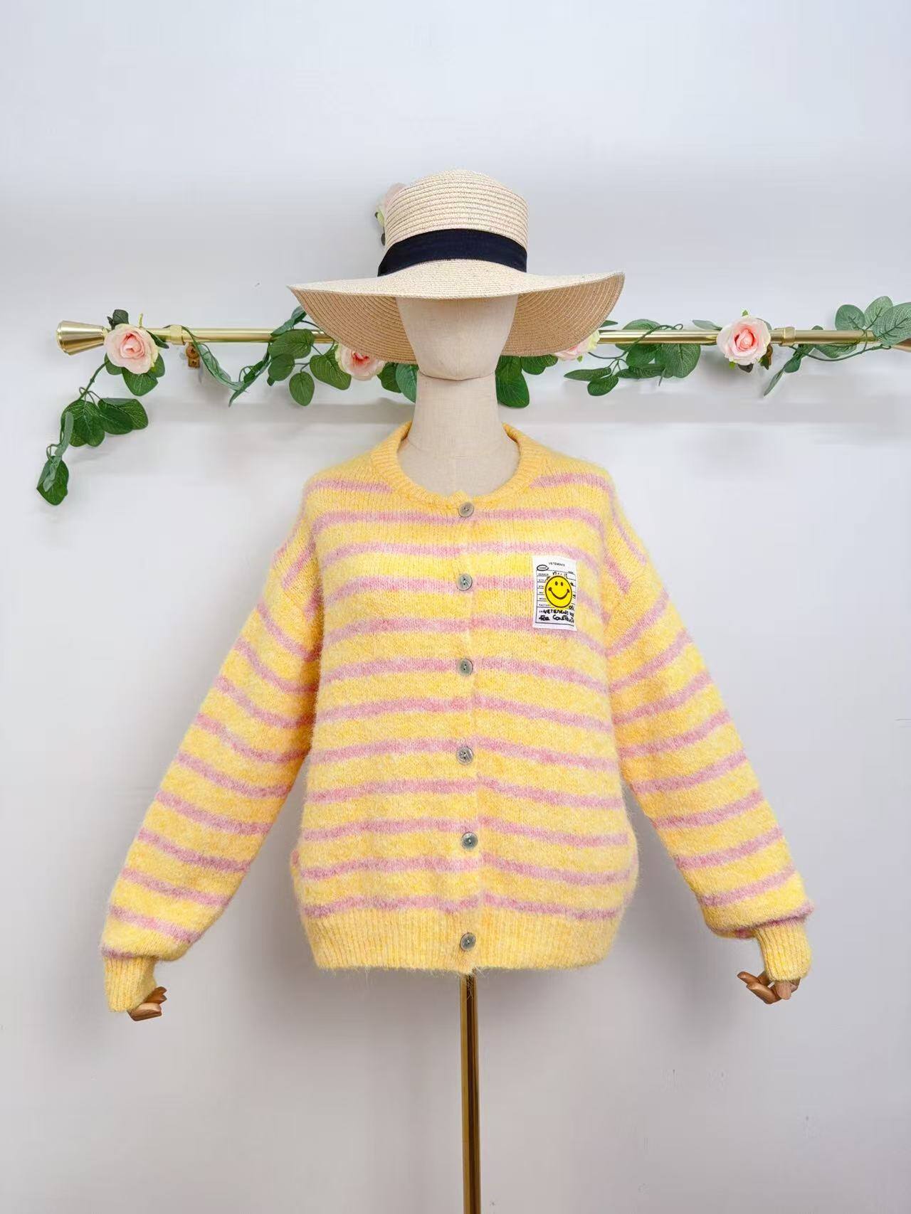 Großhändler Saison du vent - Gestreiftes Strickweste