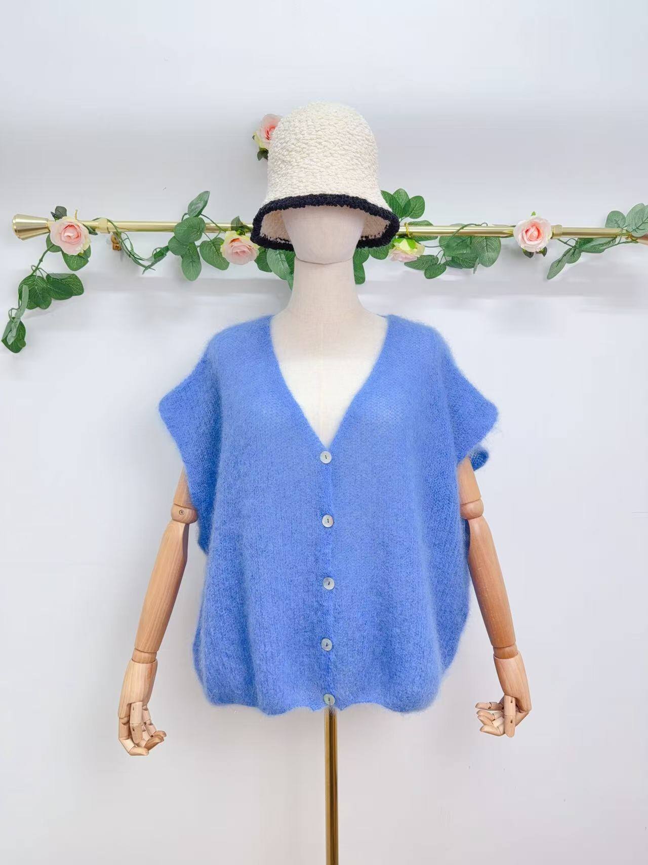 Mayorista Saison du vent - Chaleco 80% mohair de cabra