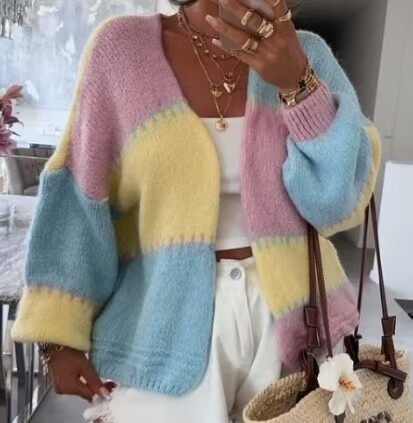 Grossiste Saison du vent - Gilet multicolore
