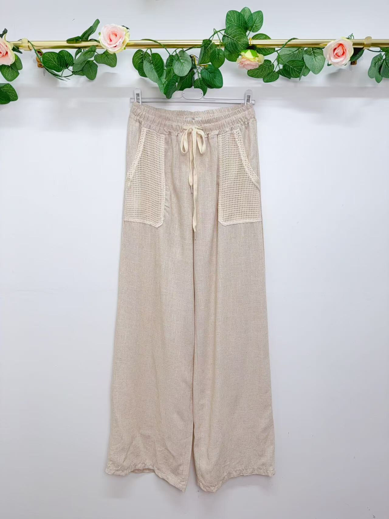 Wholesaler Saison du vent - Beige pants