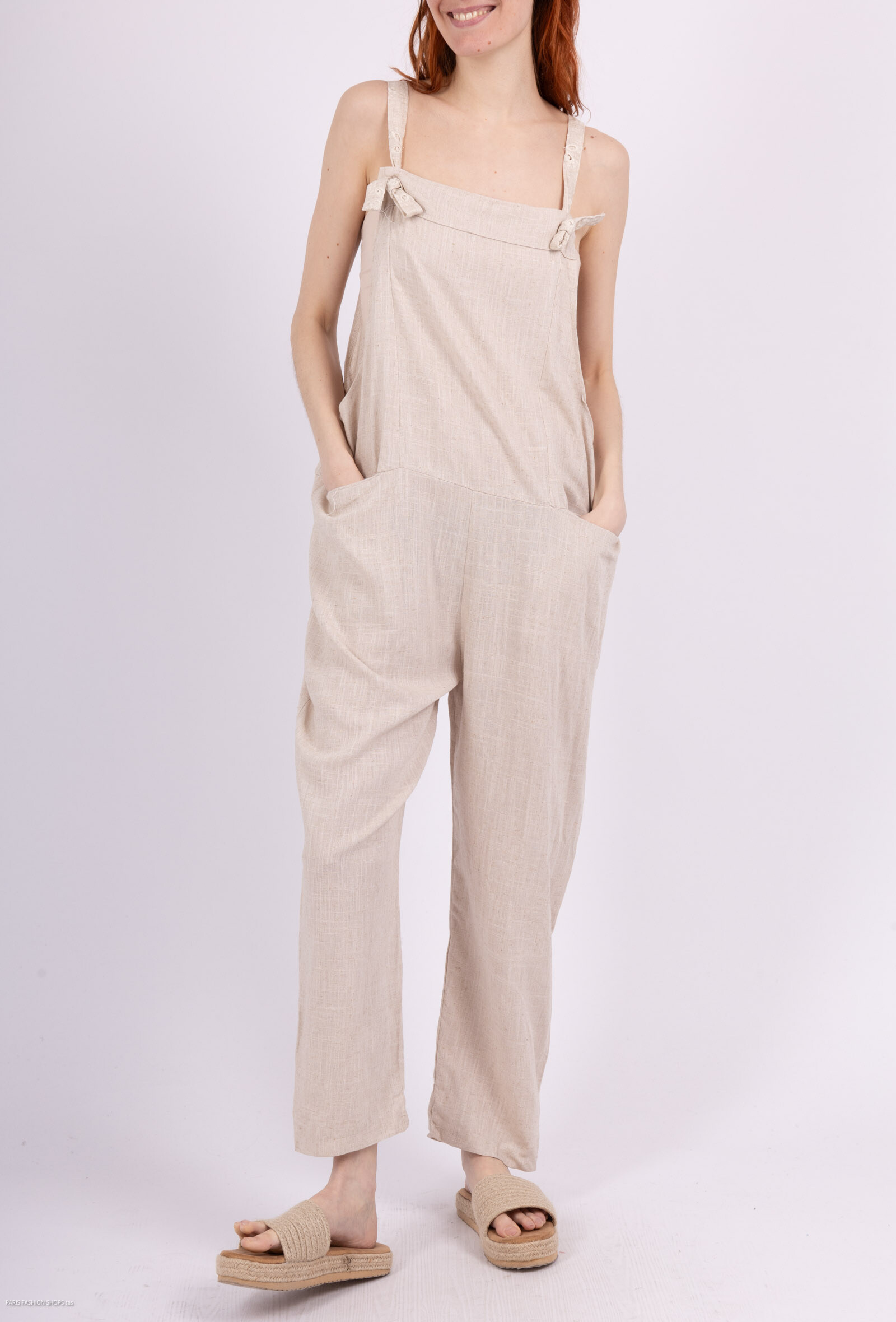 Wholesaler Saison du vent - Natural color overalls