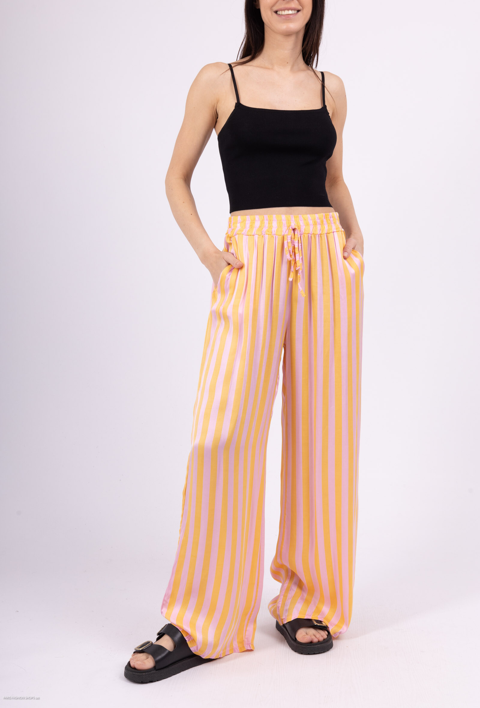 Wholesaler Saison du vent - Fluid scratch pants. 30%silk