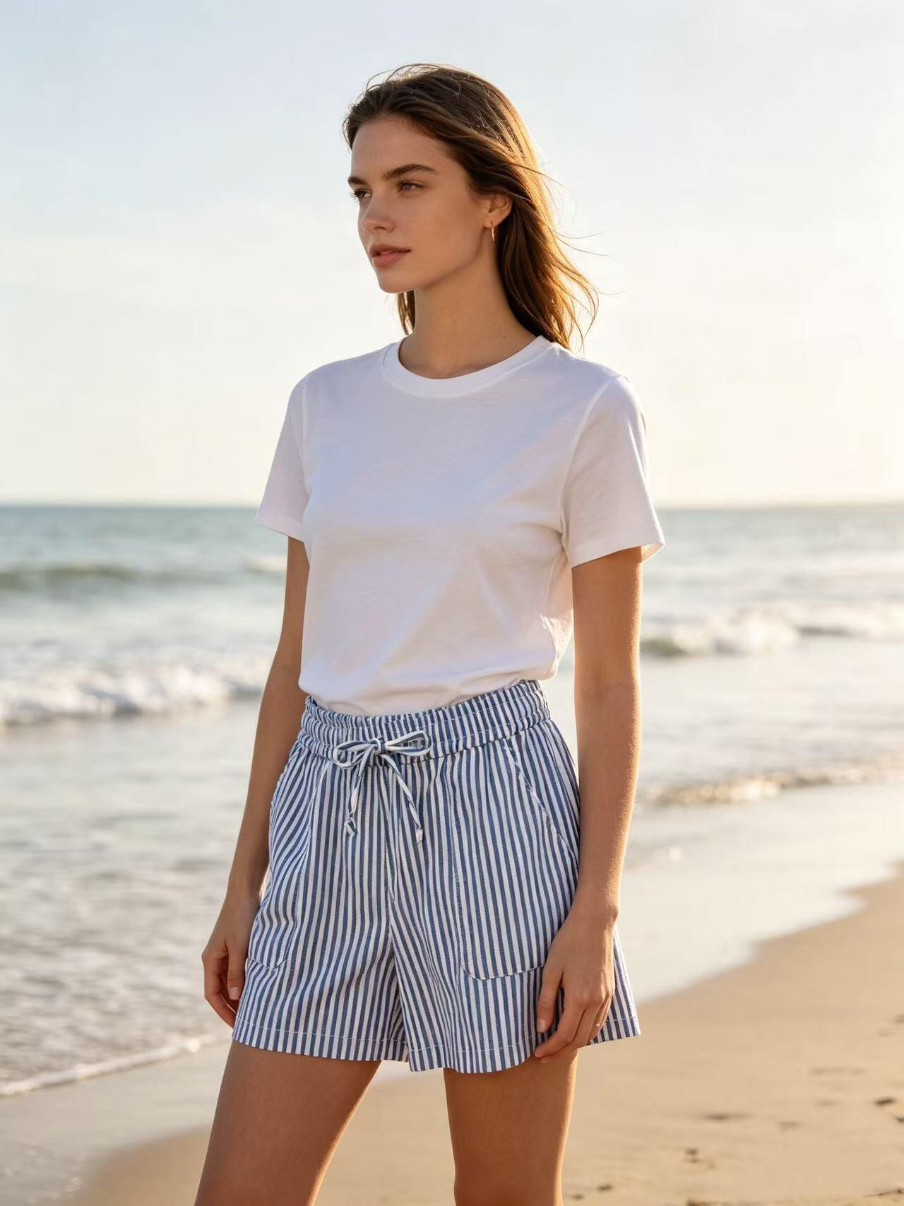 Mayorista Saison du vent - Pantalones cortos a rayas