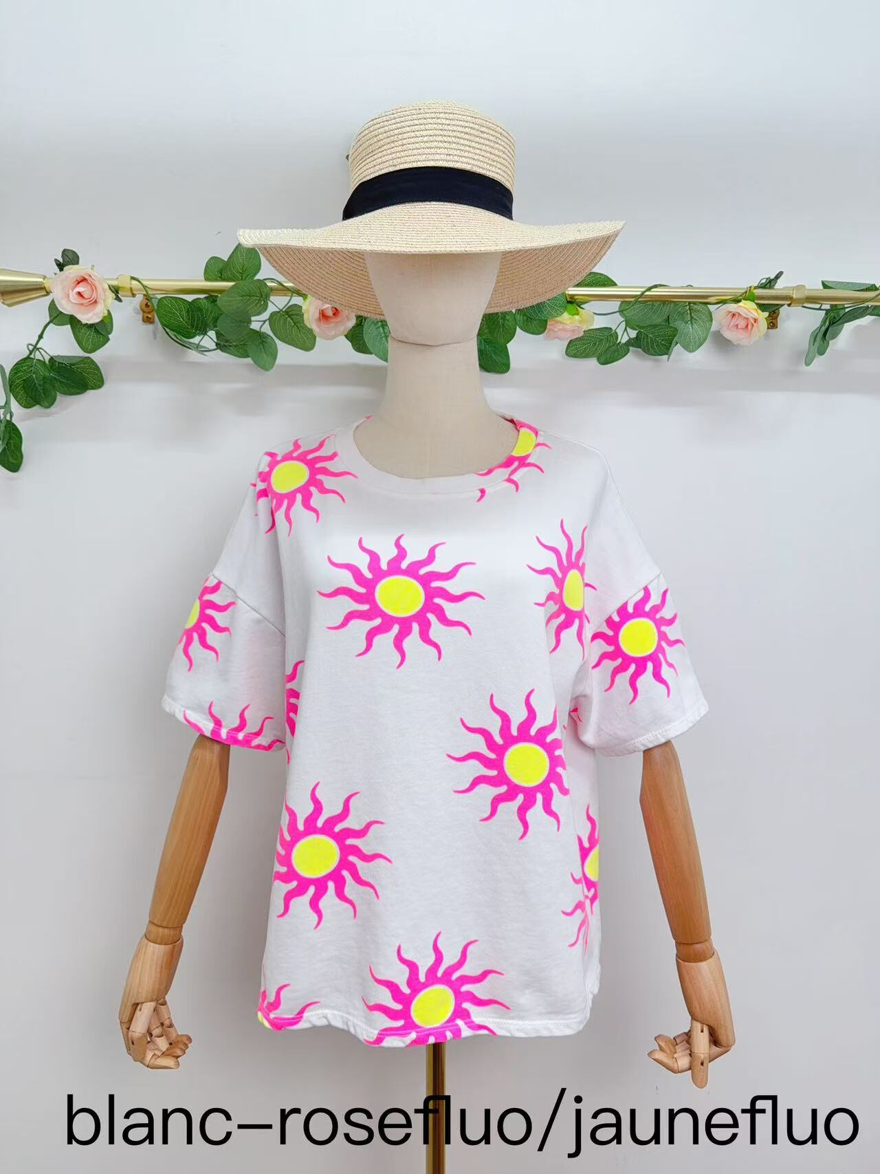 Wholesaler Saison du vent - Sun print t-shirt. sweatshirt