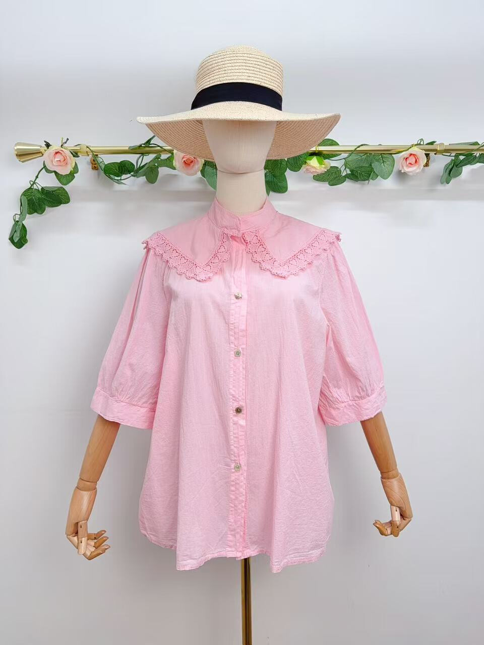 Wholesaler Saison du vent - Large shirt neck short