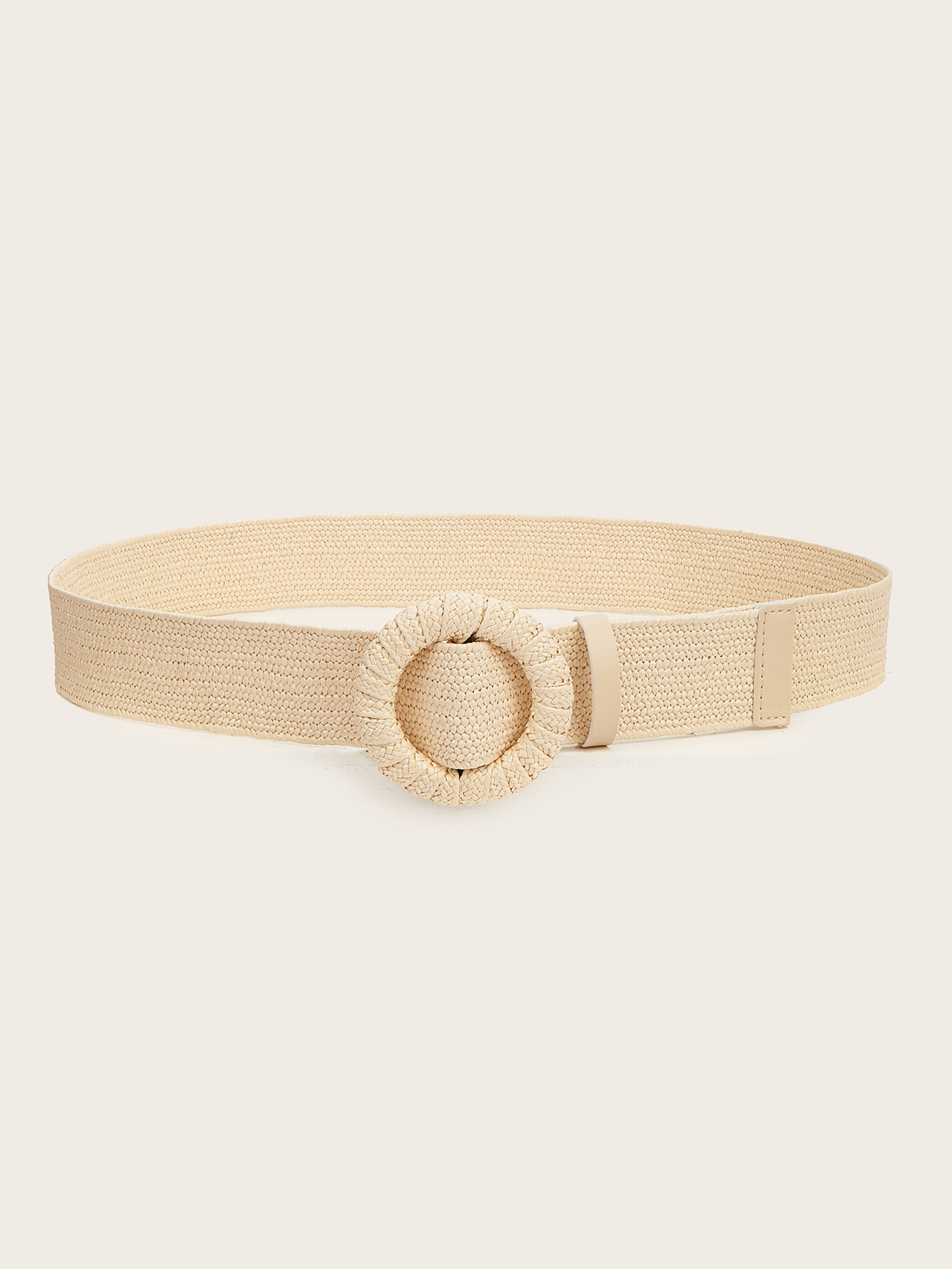 Grossiste Sandy Paris - Ceinture élastique raphia avec boucle rond