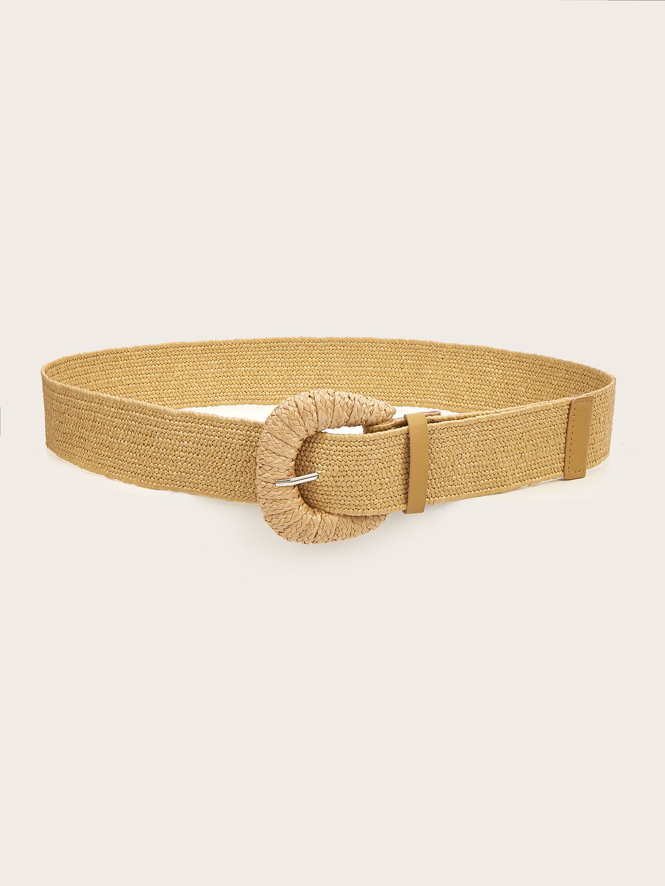 Grossiste Sandy Paris - Ceinture élastique raphia avec boucle rond