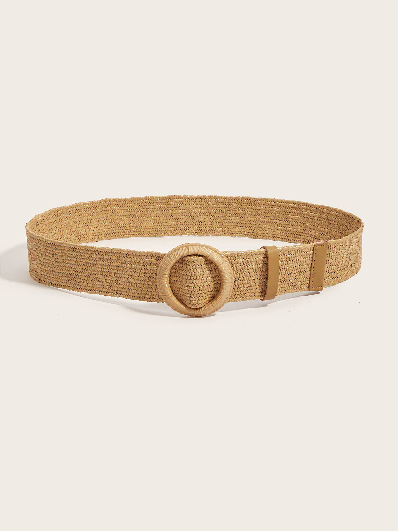 Wholesaler Sandy Paris - Elastic raffia belt with round buckle